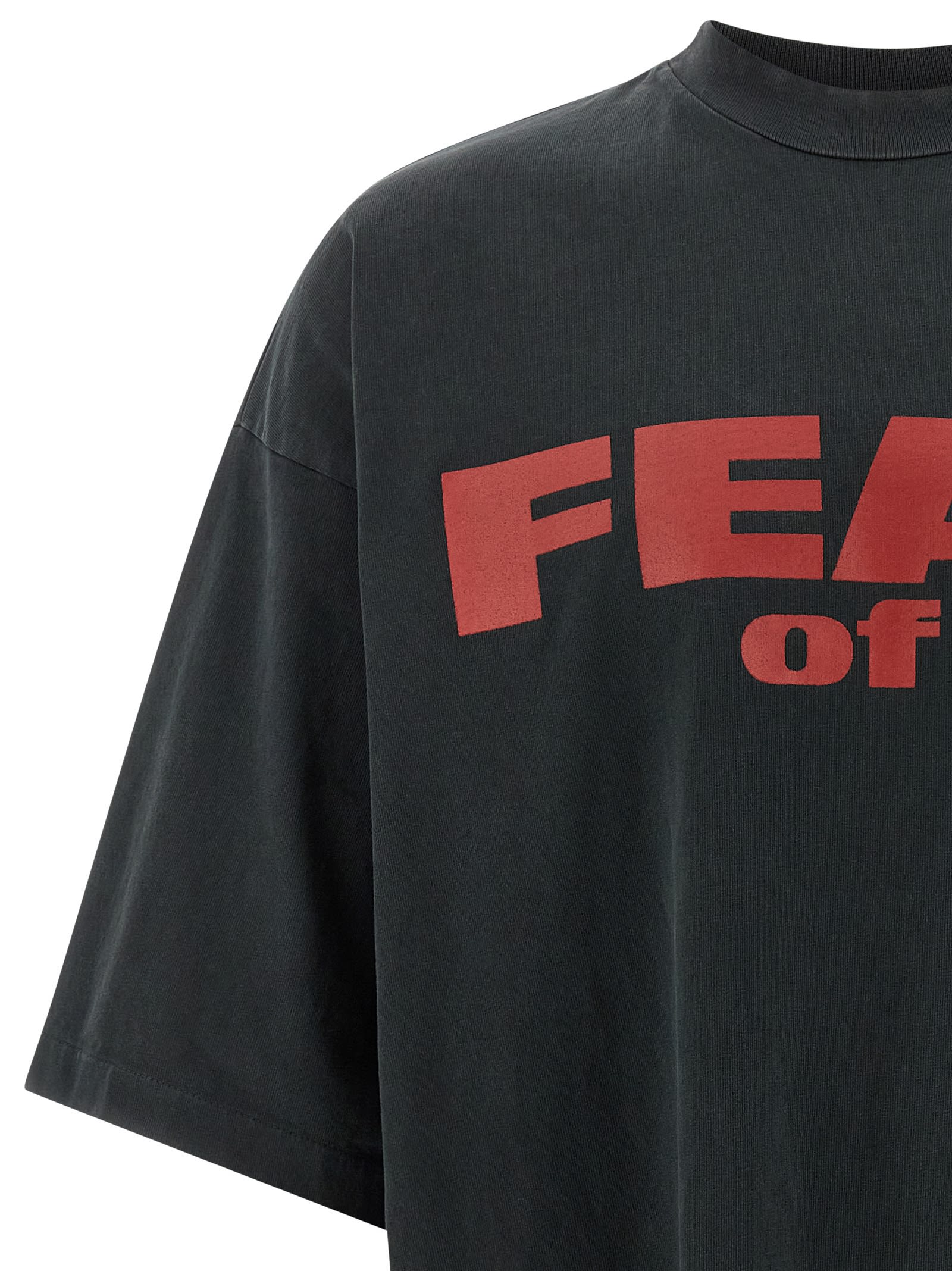 Fear Of God Overcome Challenges Graphic T-shirt In Black