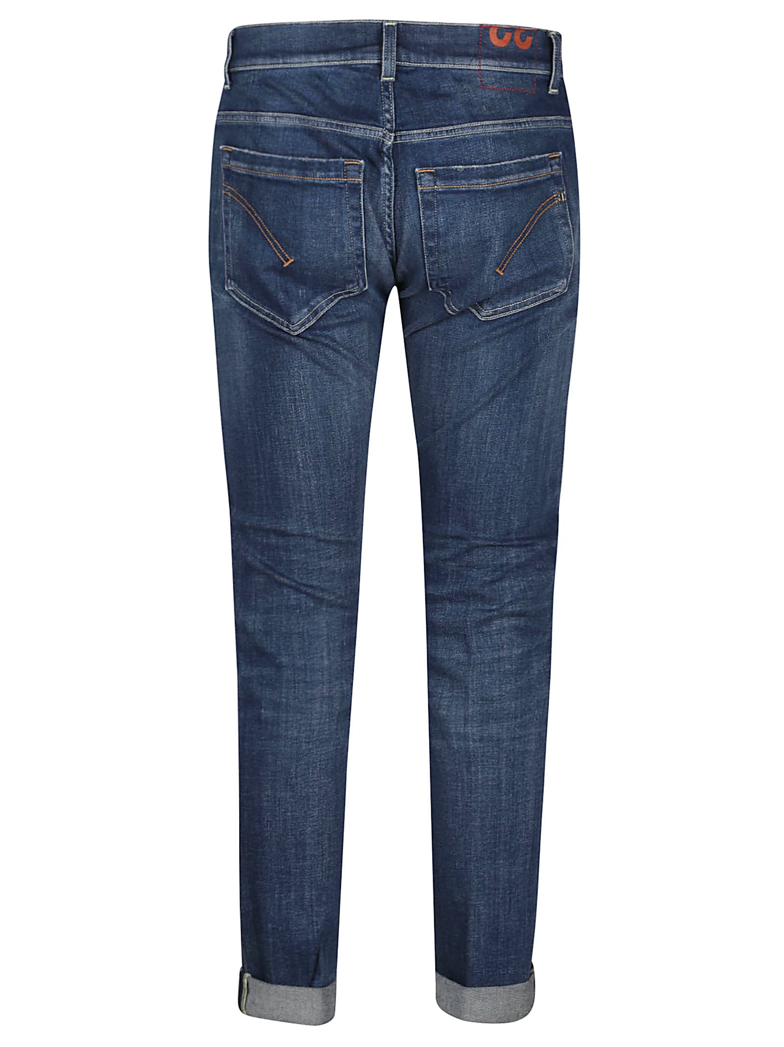Dondup George Jeans Denim Stretch Clothing In Blue