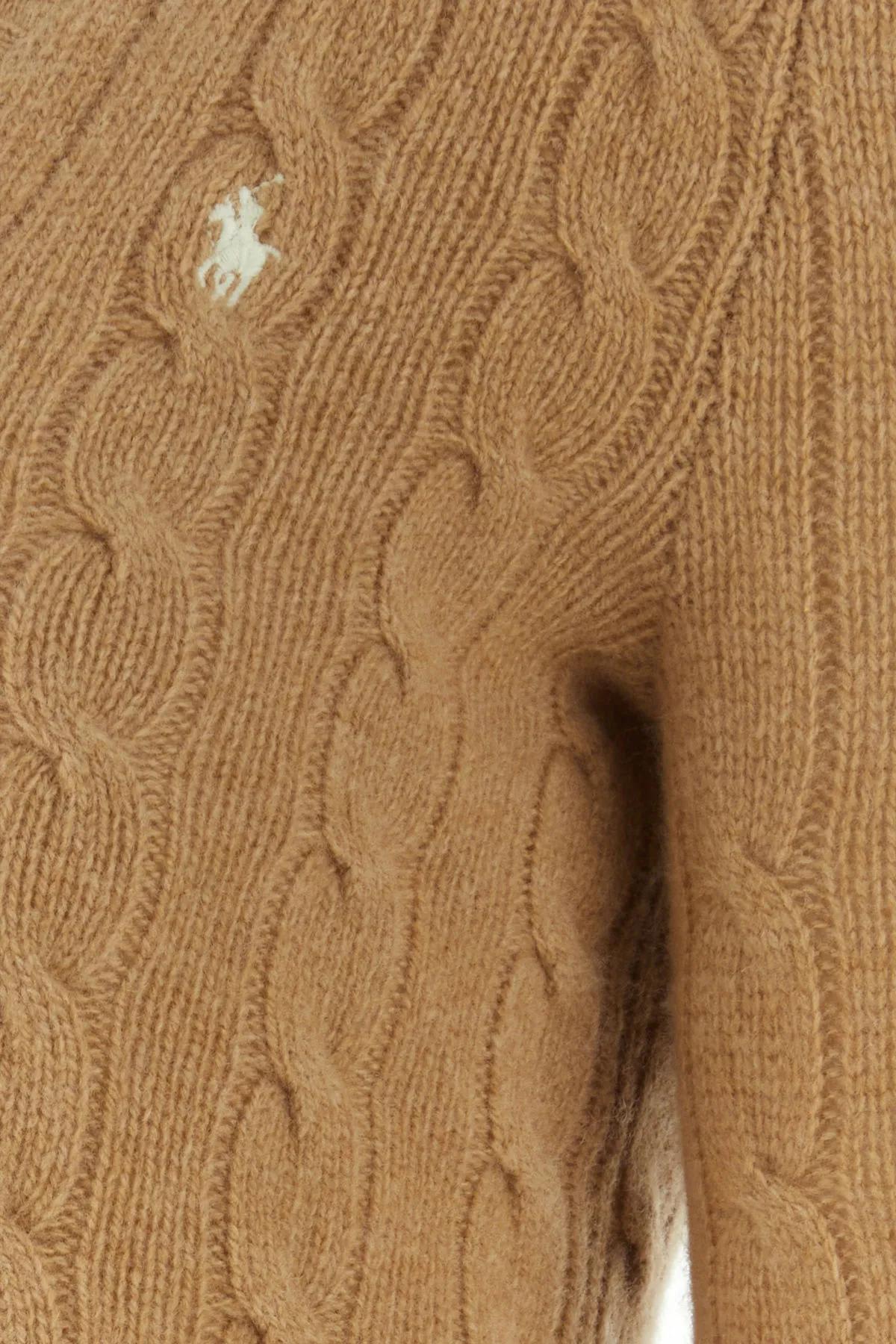 Shop Ralph Lauren Camel Wool Blend Sweater