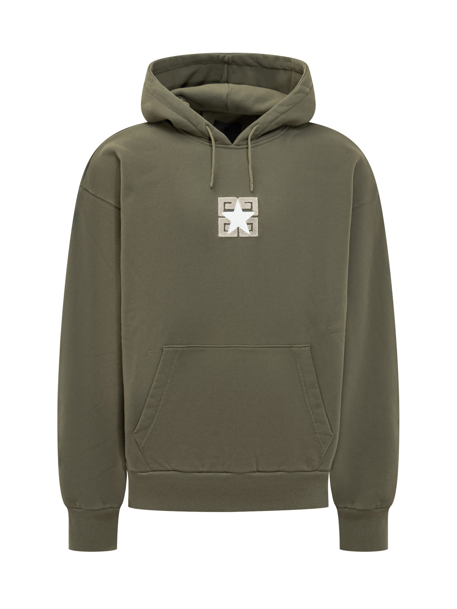 Givenchy Hoodie In Olive Green