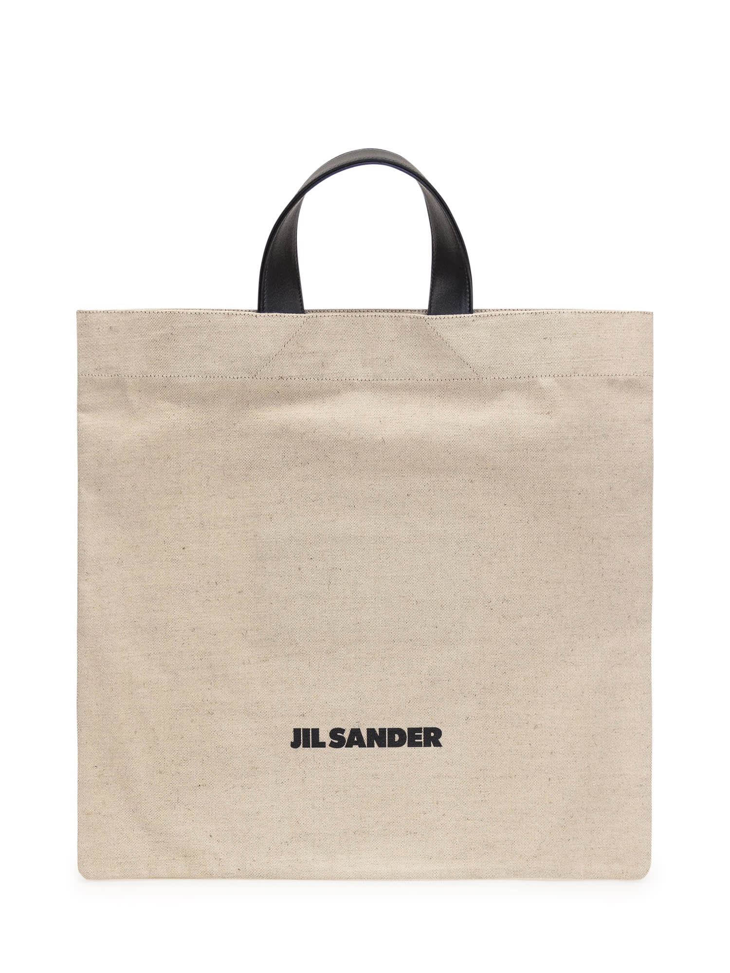 Shop Jil Sander Squared Book Tote Bag In Natural