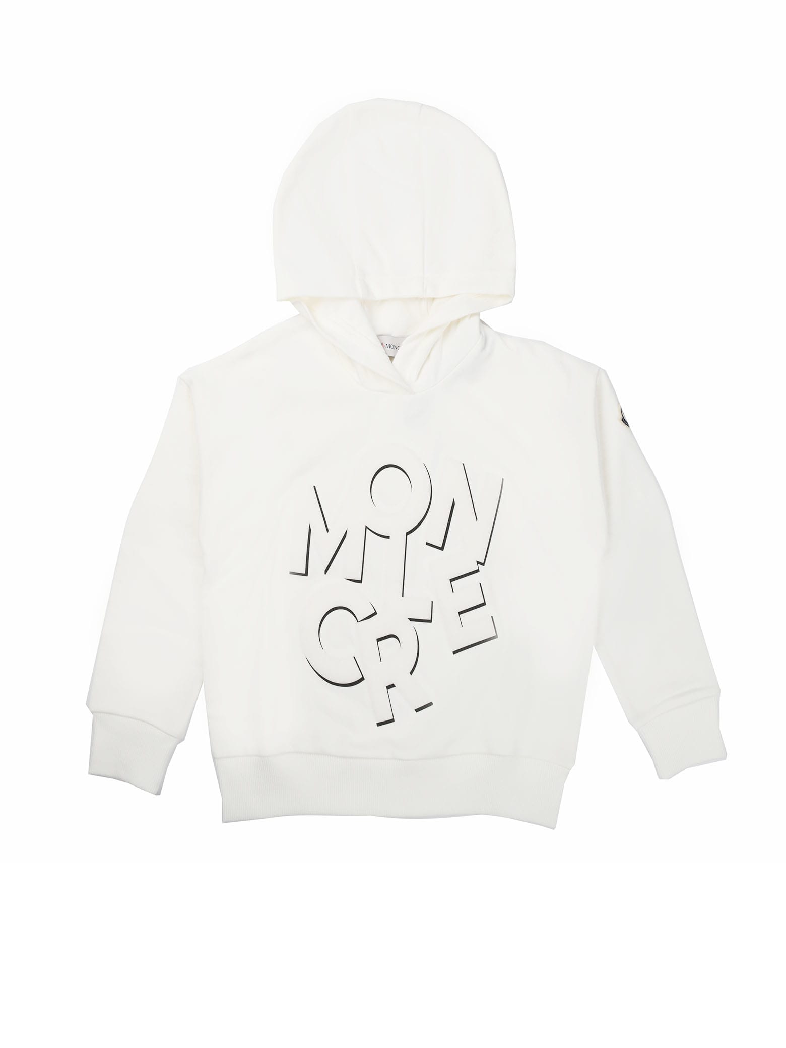 Moncler Short Sweatshirt With Hood And Logo