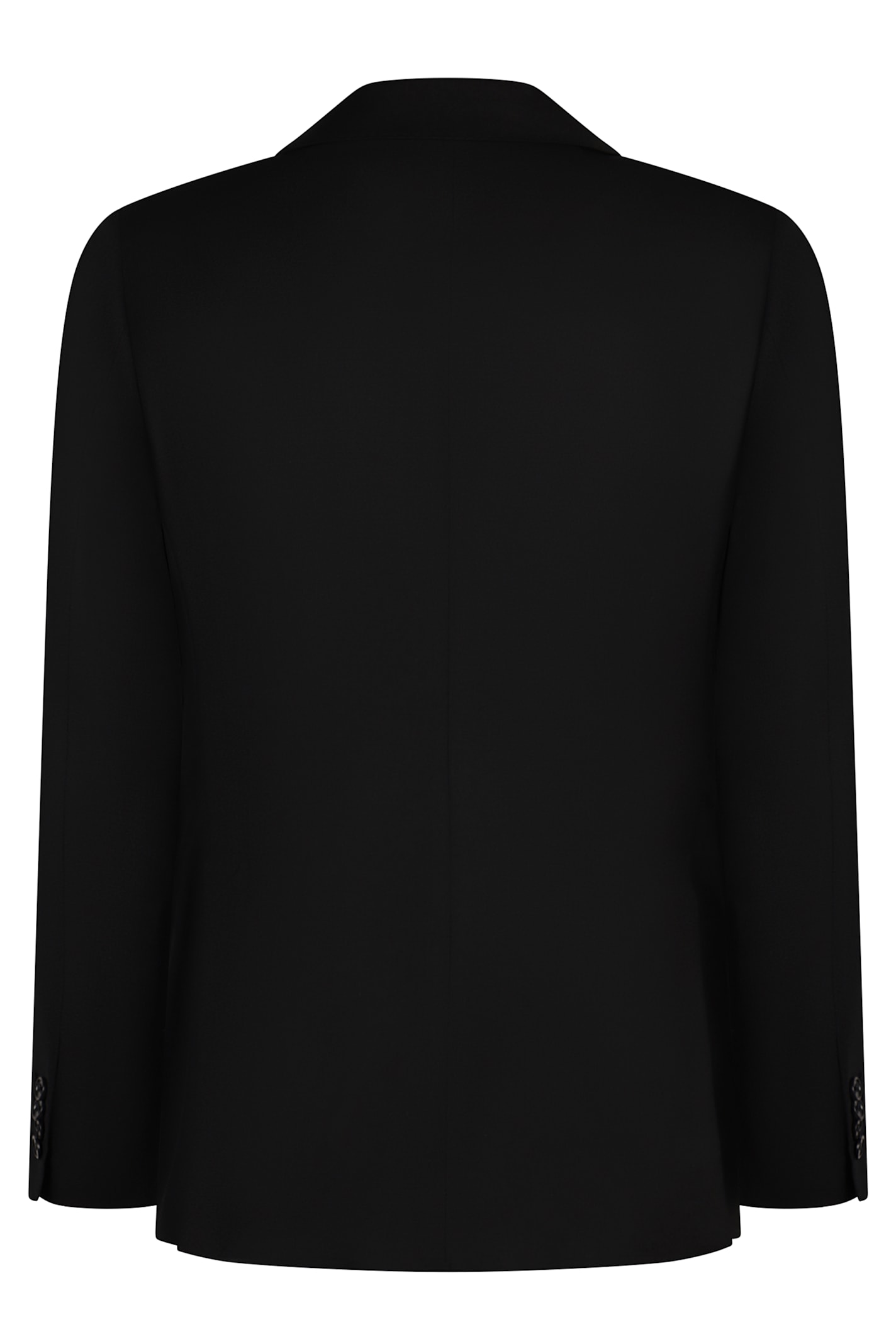 Tagliatore Stretch Wool Three-pieces Suit In Black