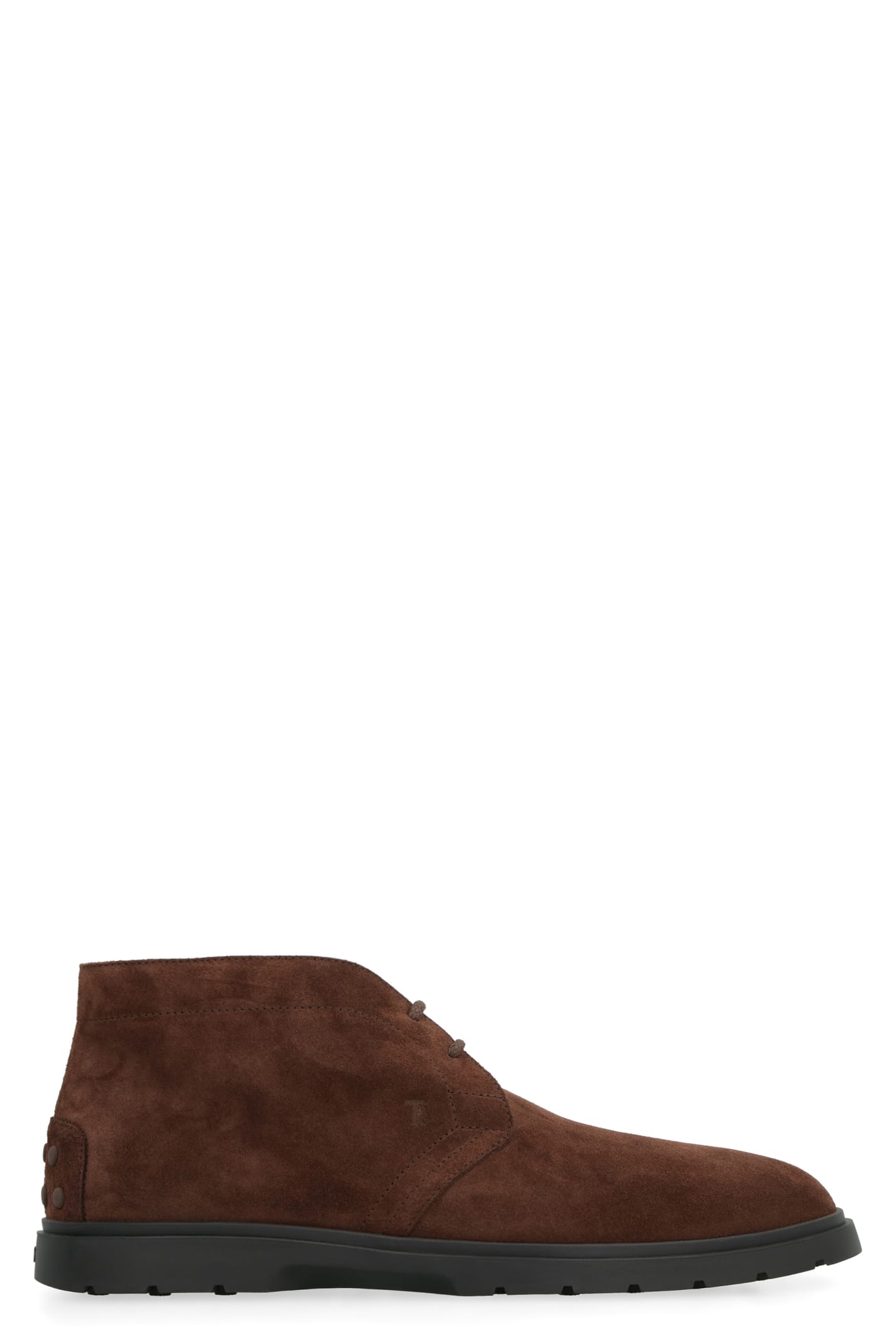 Shop Tod's Suede Desert-boots In Brown