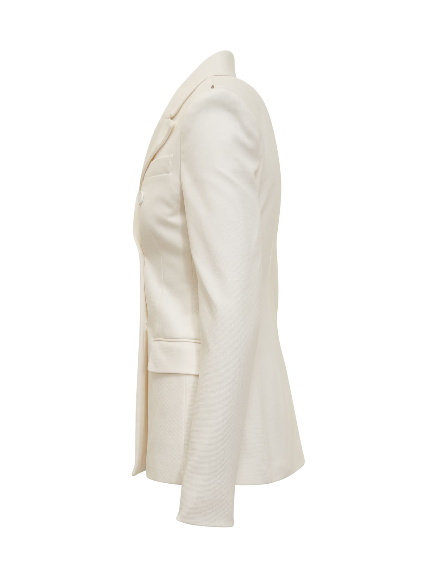 Shop Sportmax Sestri Blazer In Bianco