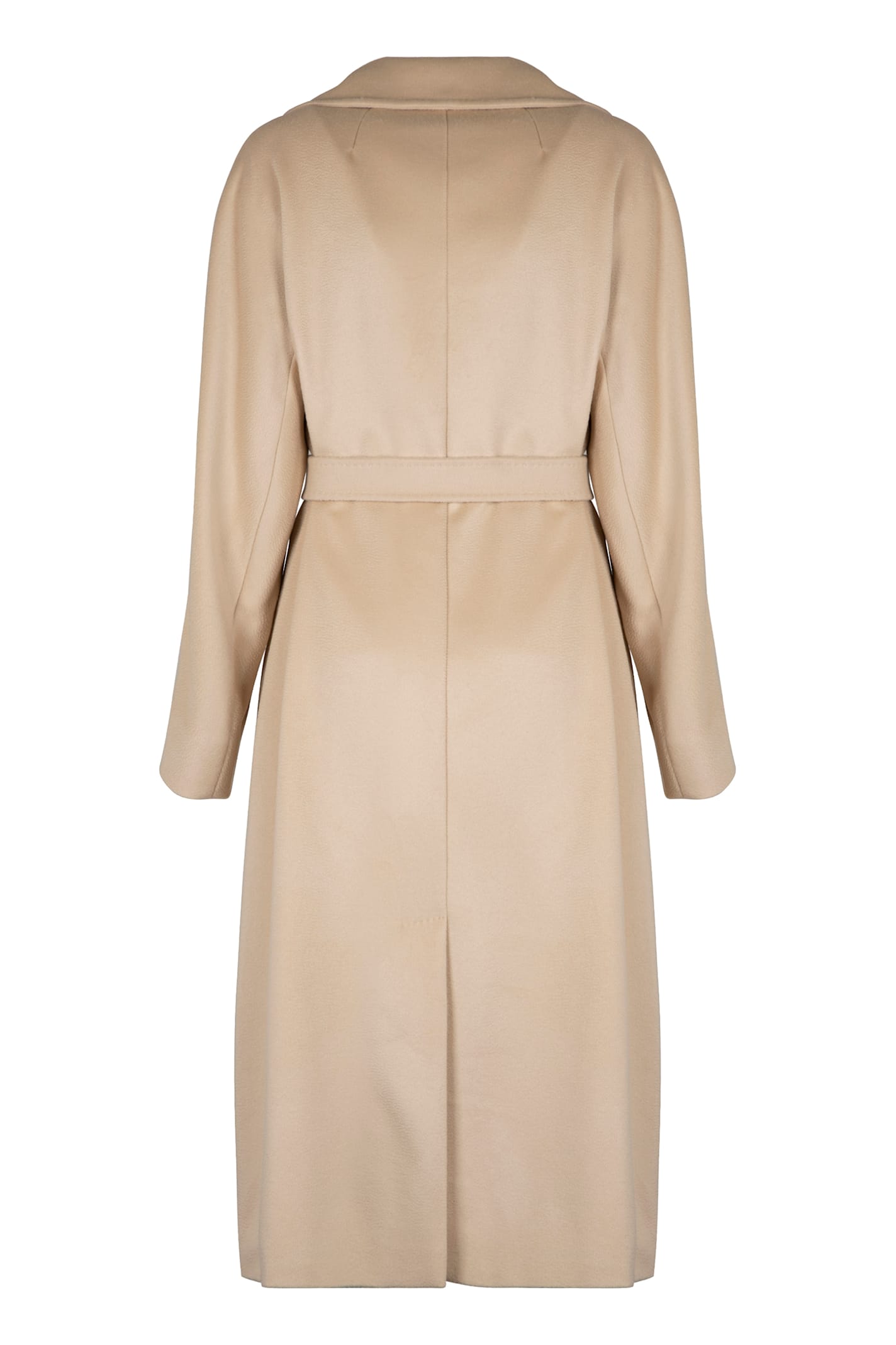 Weekend Max Mara Omens Ivory Resina Notch-lapels Wool Coat In Neutral