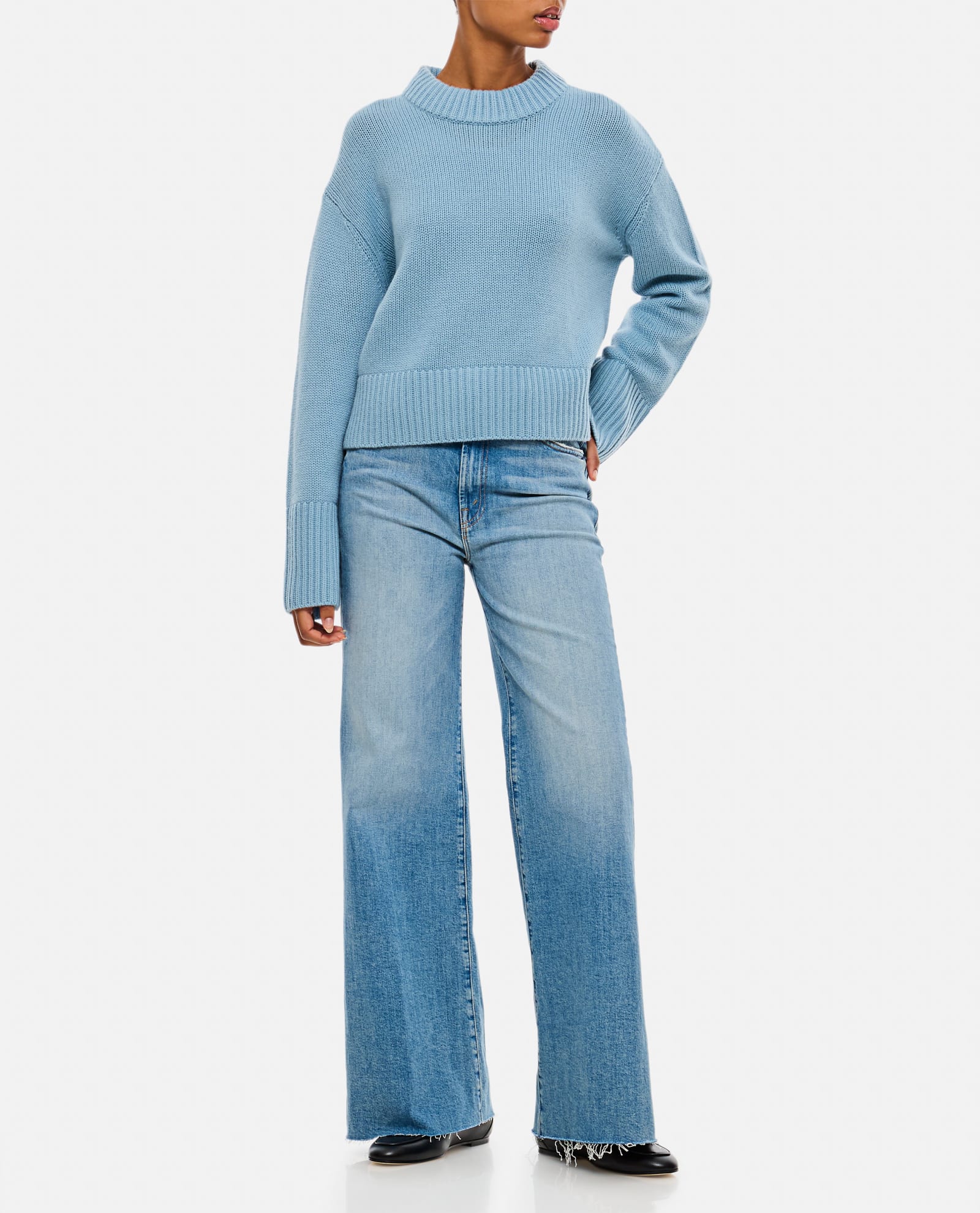 Shop Lisa Yang Sony Cashmere Sweater In Blue