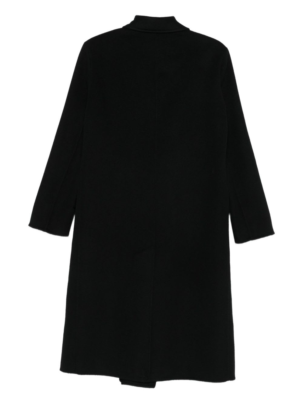 Paltò Daria Double-breasted Wool Coat In Black