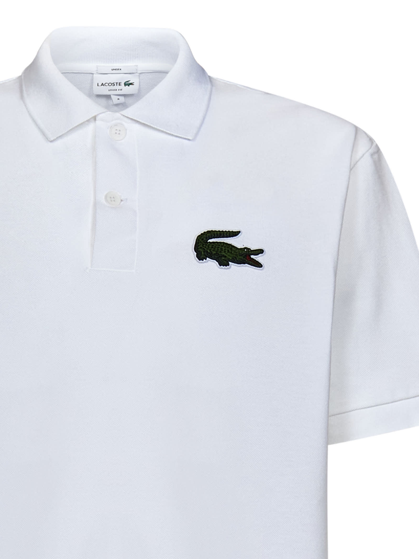 Lacoste Polo Shirt In White | ModeSens