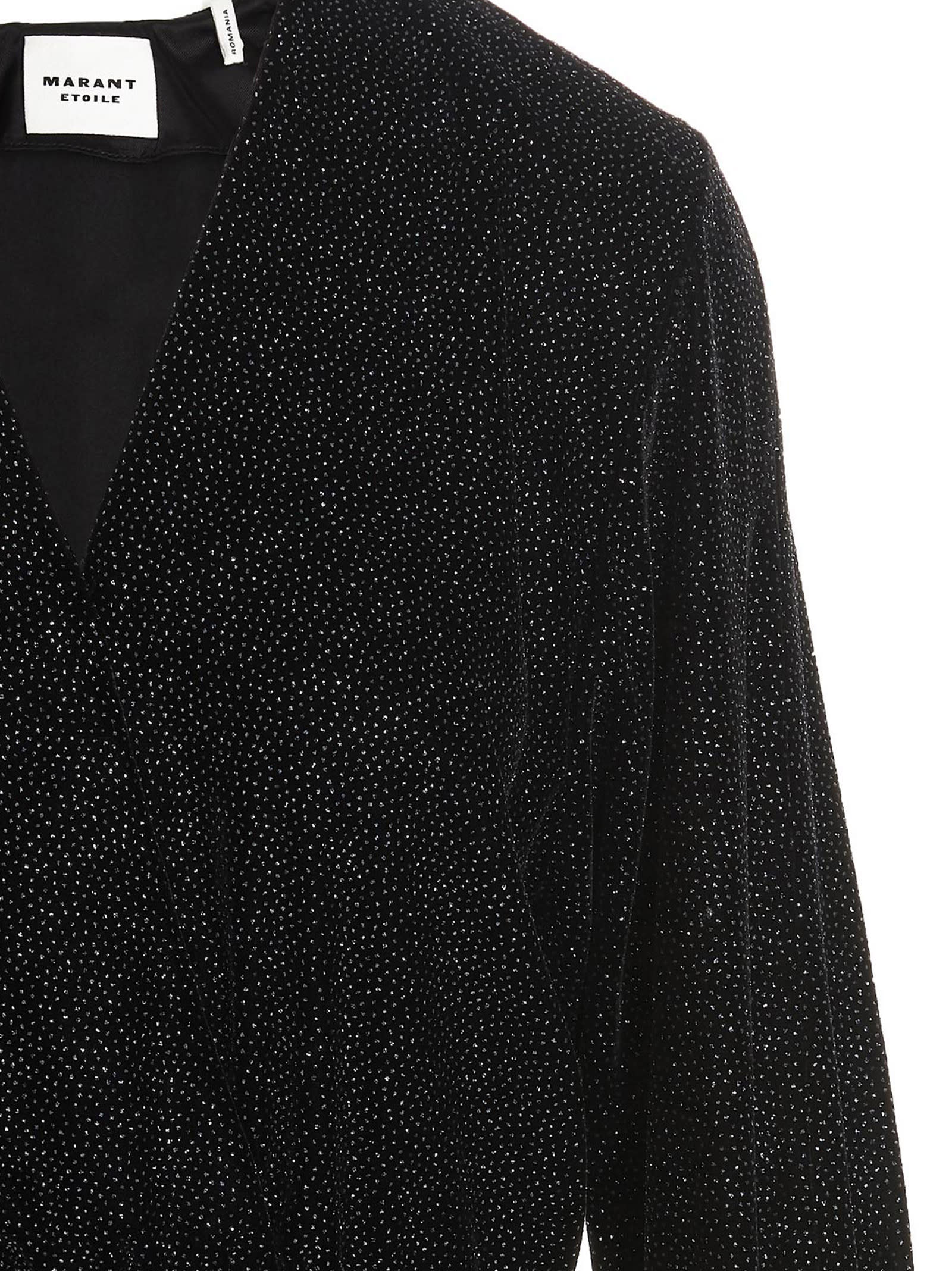 Shop Marant Etoile Alexane Dress In Black