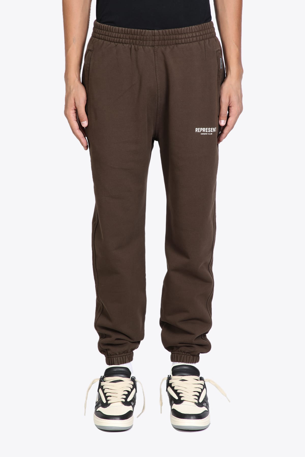 Represent Owners Club Relaxed Sweatpant Brown cotton sweatpant - Owners club relaxed sweatpant