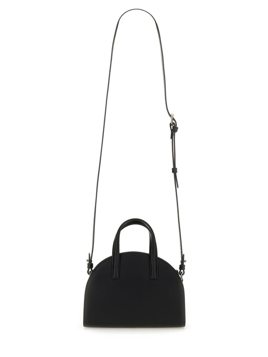 Apc A.p.c. Curved Silhouette Tote Bag In Black