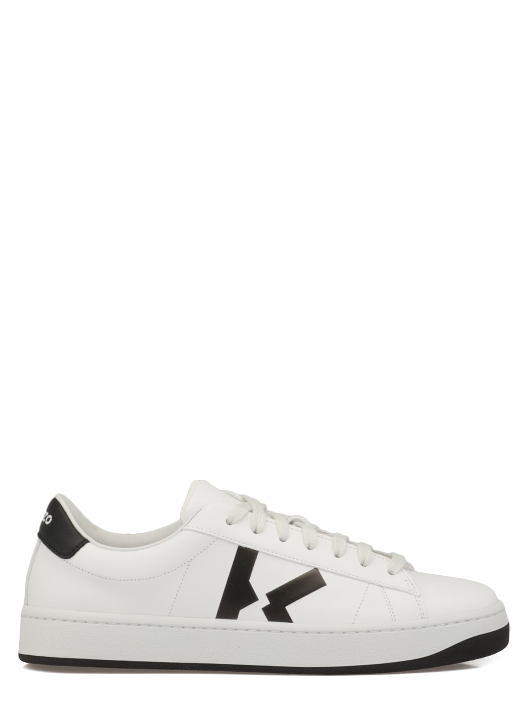 Buy Kenzo Kourt Leather Sneaker online, shop Kenzo shoes with free shipping