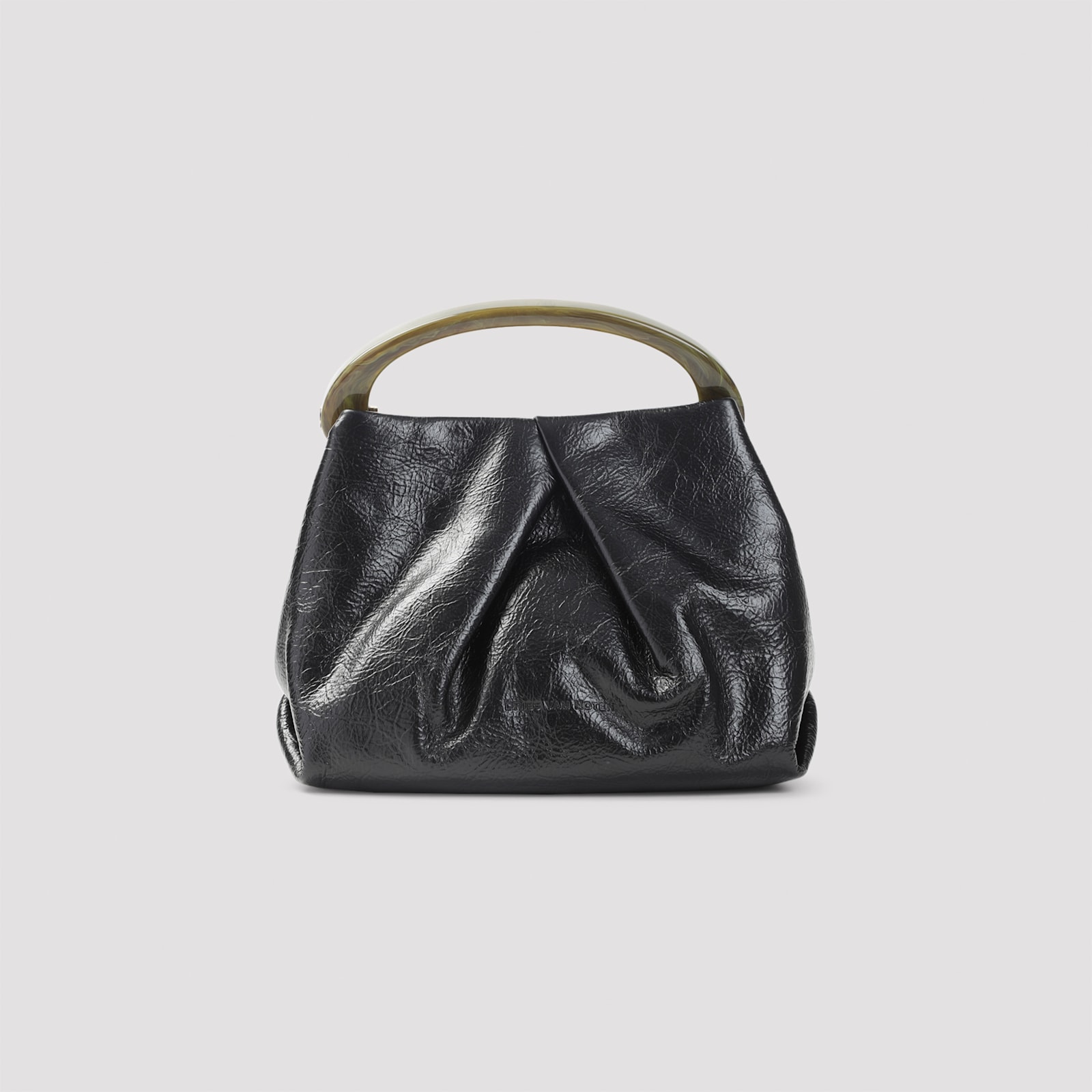 Dries Van Noten Medium Shoulder Bag With Flap In Black