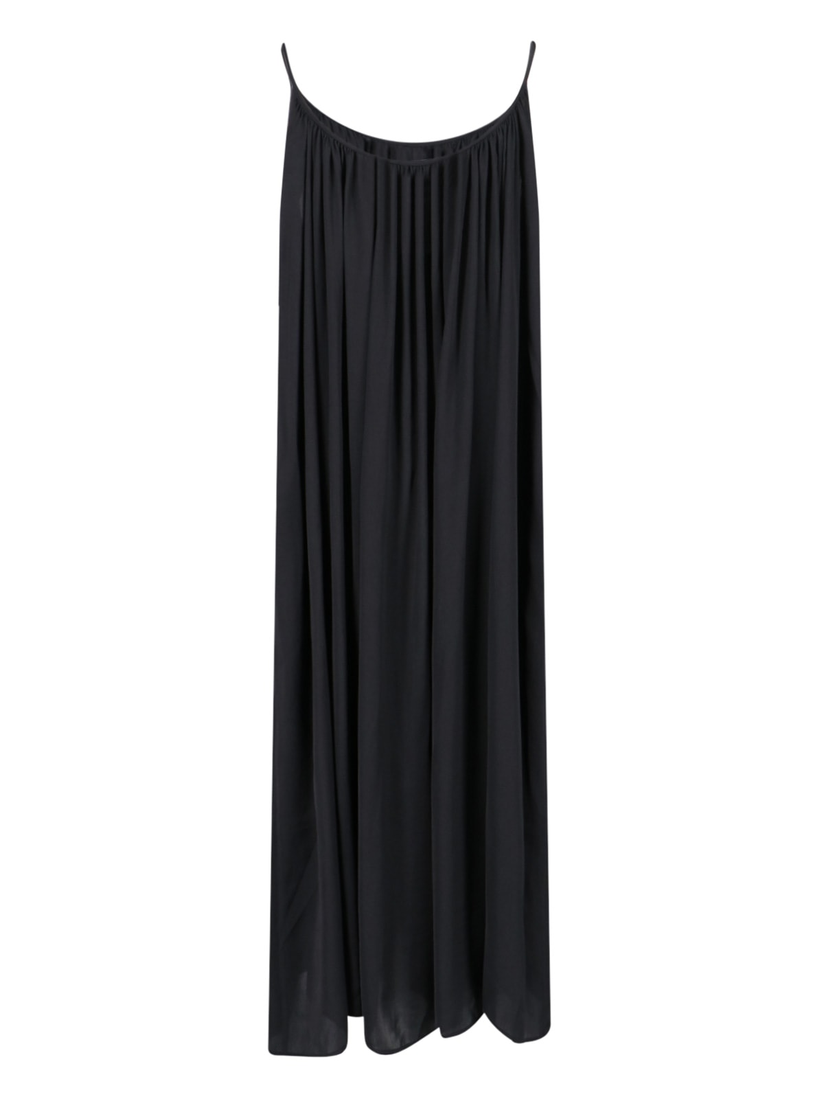 Shop Vis-a-vis Curled Maxi Dress In Black