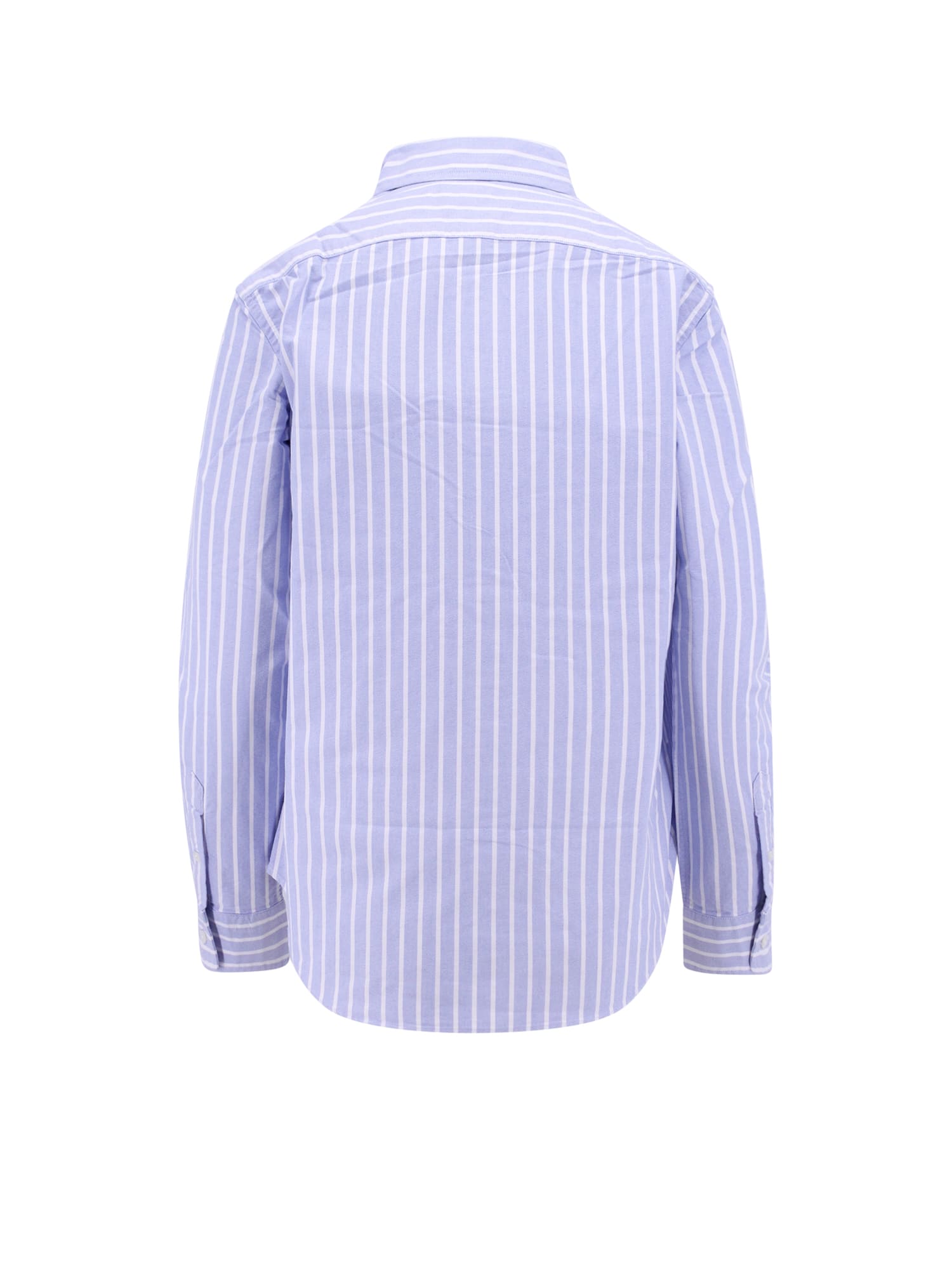 Shop Ralph Lauren Shirt In 1153 Harbor Island Blue/white