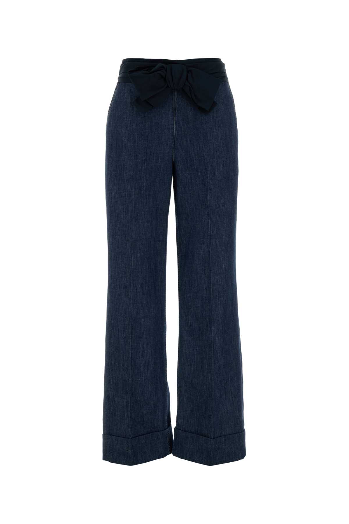 Valentino Denim Jeans In Blue