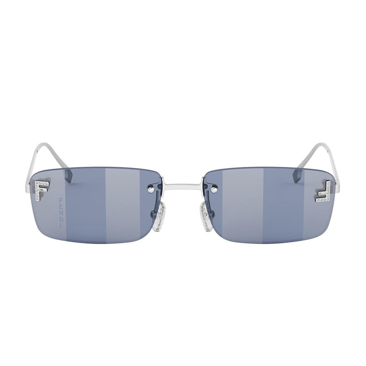 Fendi Fe4172us Fendi First Crystal 16x Argento Sunglasses
