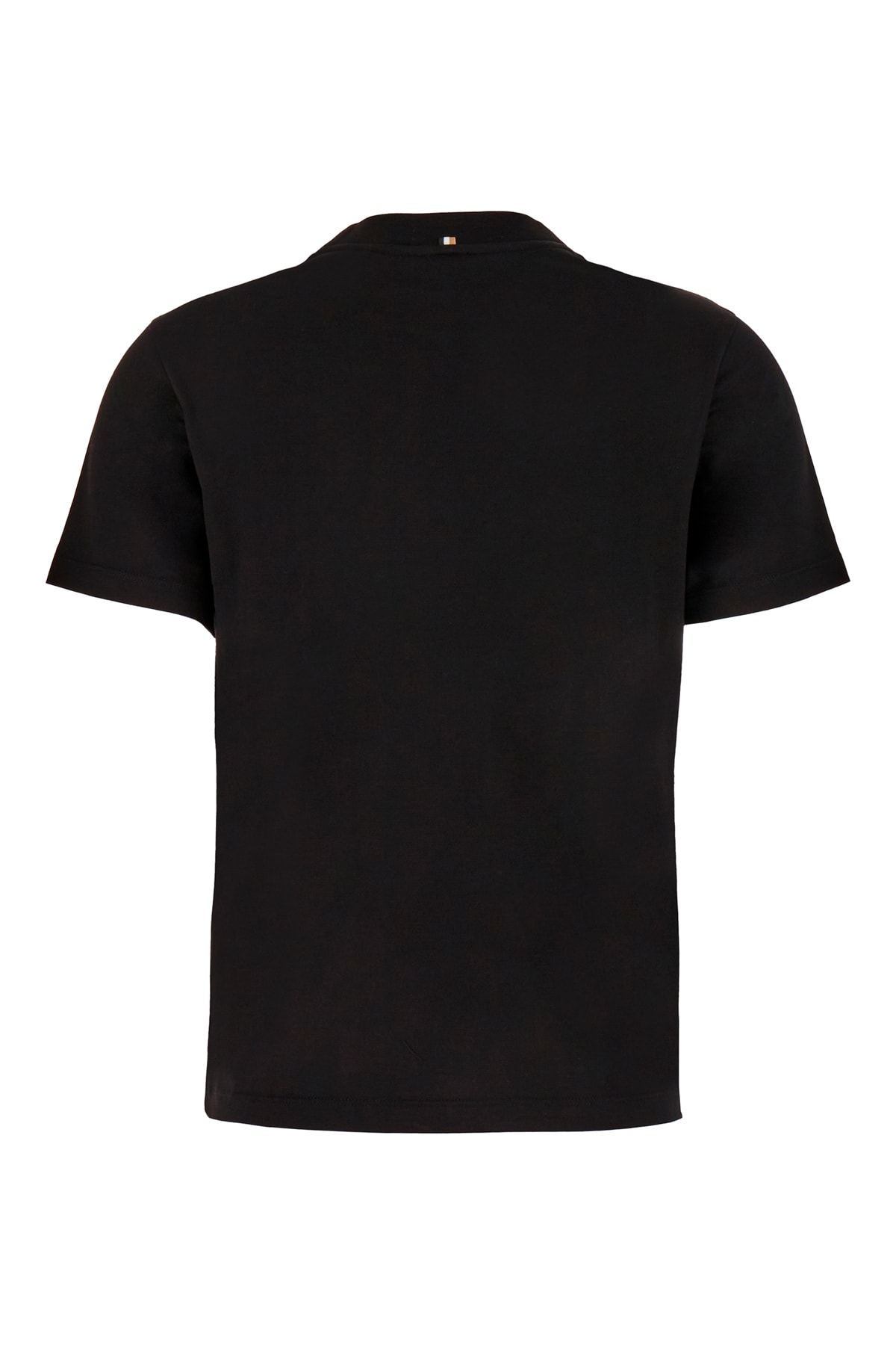 Hugo Boss Black Cotton T-shirt In 001
