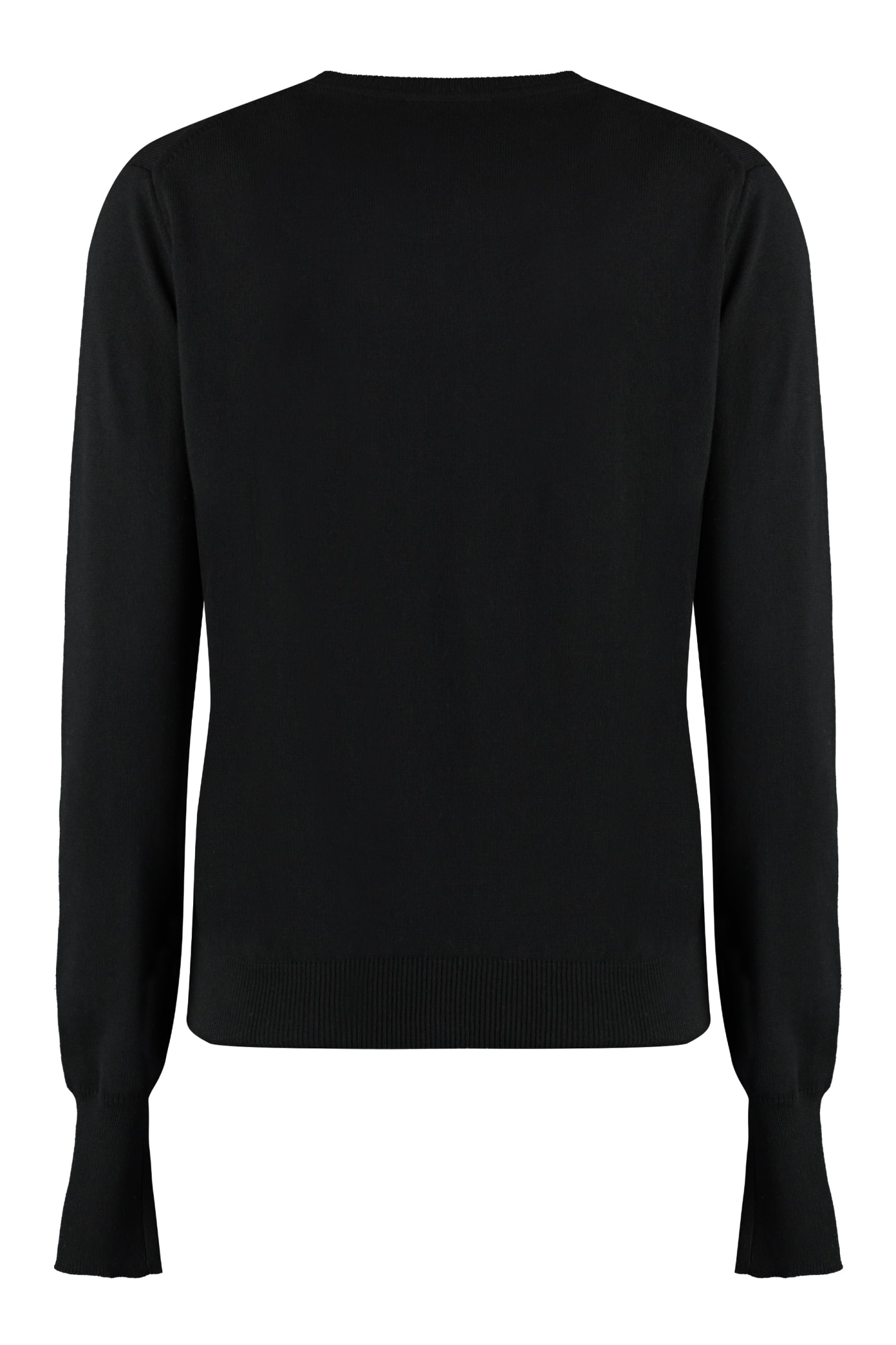 Shop Vivienne Westwood Bea Cotton Crew-neck Sweater In Black