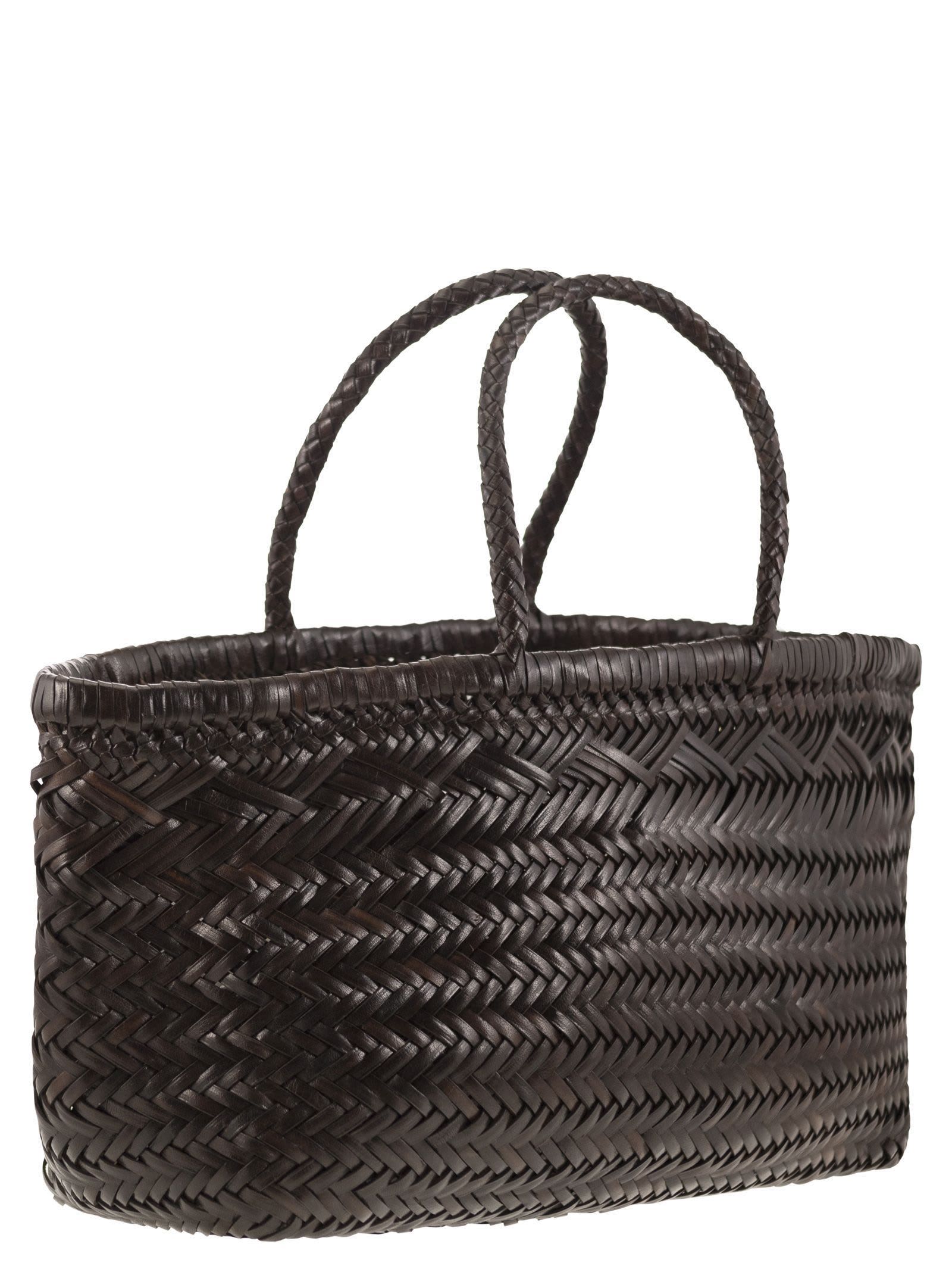 Dragon Diffusion Triple Jump Big - Woven Leather Bag