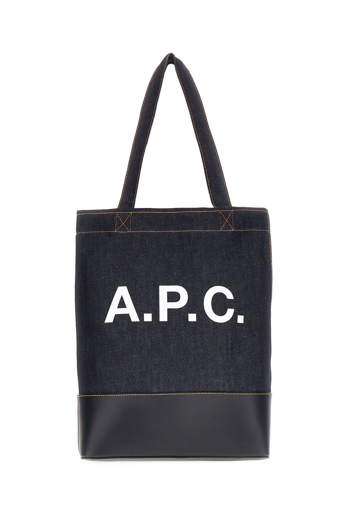 Apc Denim Axel Shoulder Bag In Iak Dark Navy