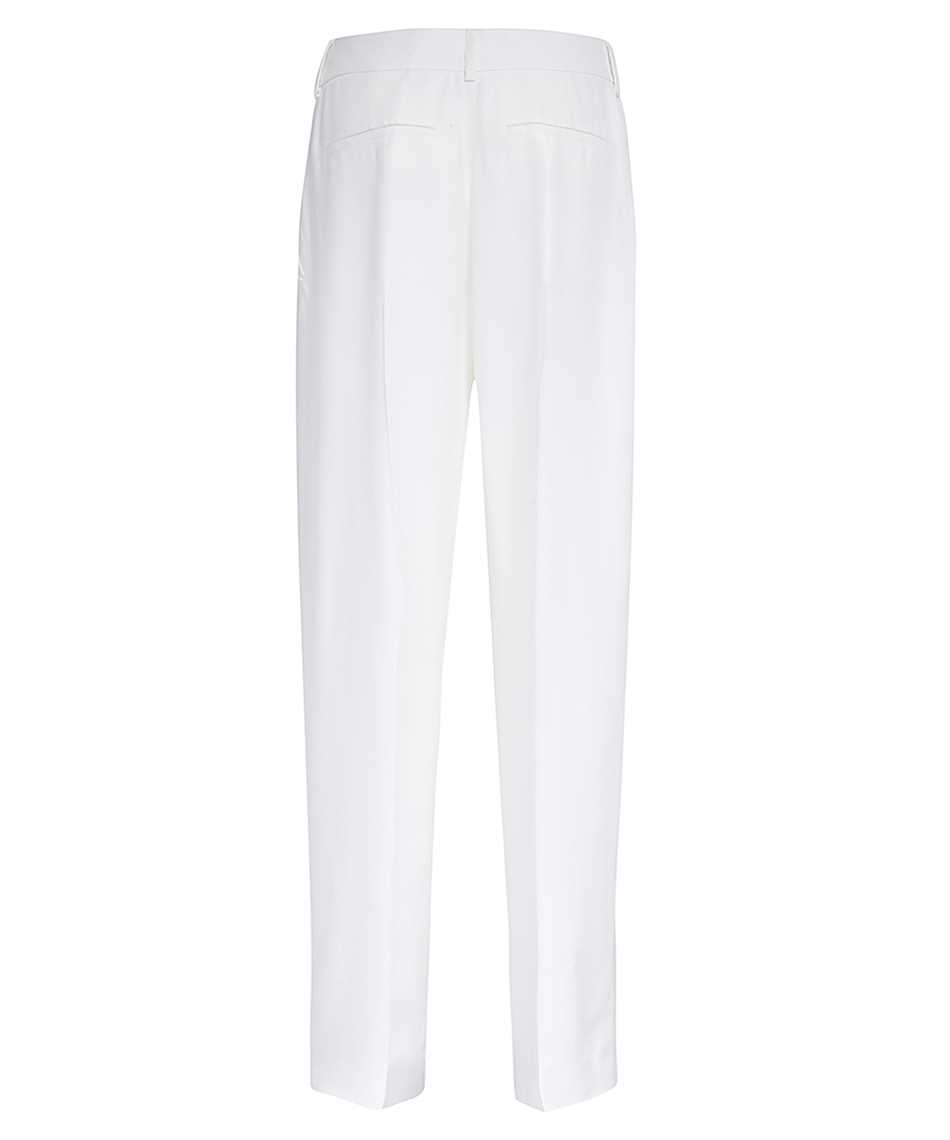 Shop Burberry Straight-leg Trousers In White