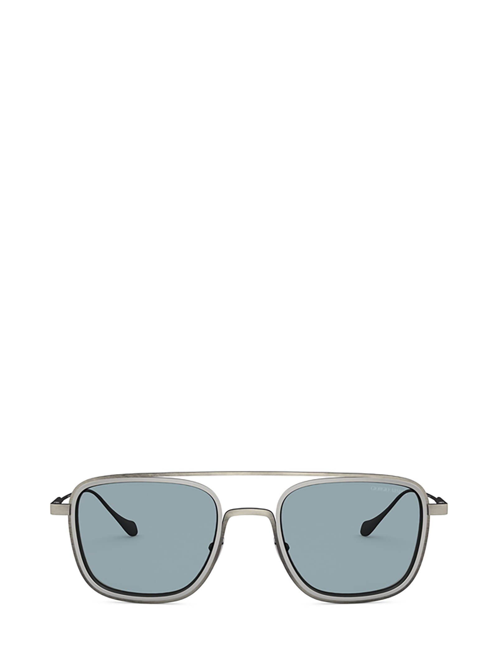 Giorgio Armani Giorgio Armani Ar6086 Brushed Grey / Matte Silver Sunglasses