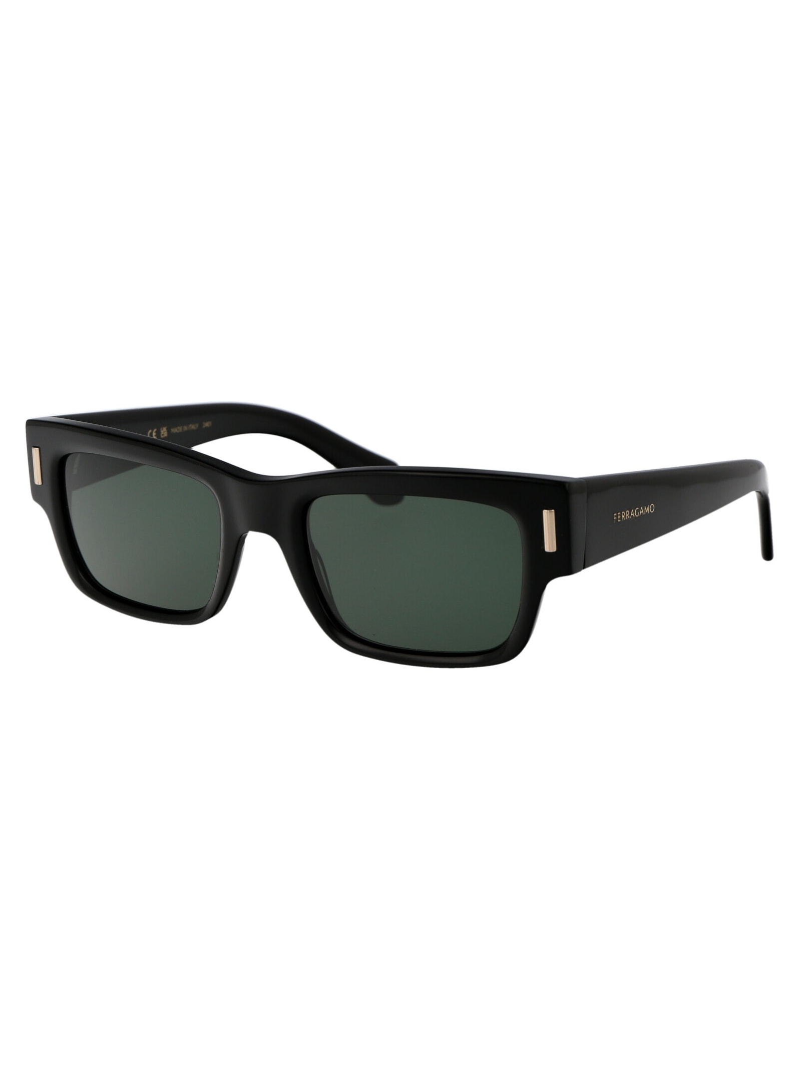 Shop Ferragamo Sf2011s Sunglasses In 001 Black