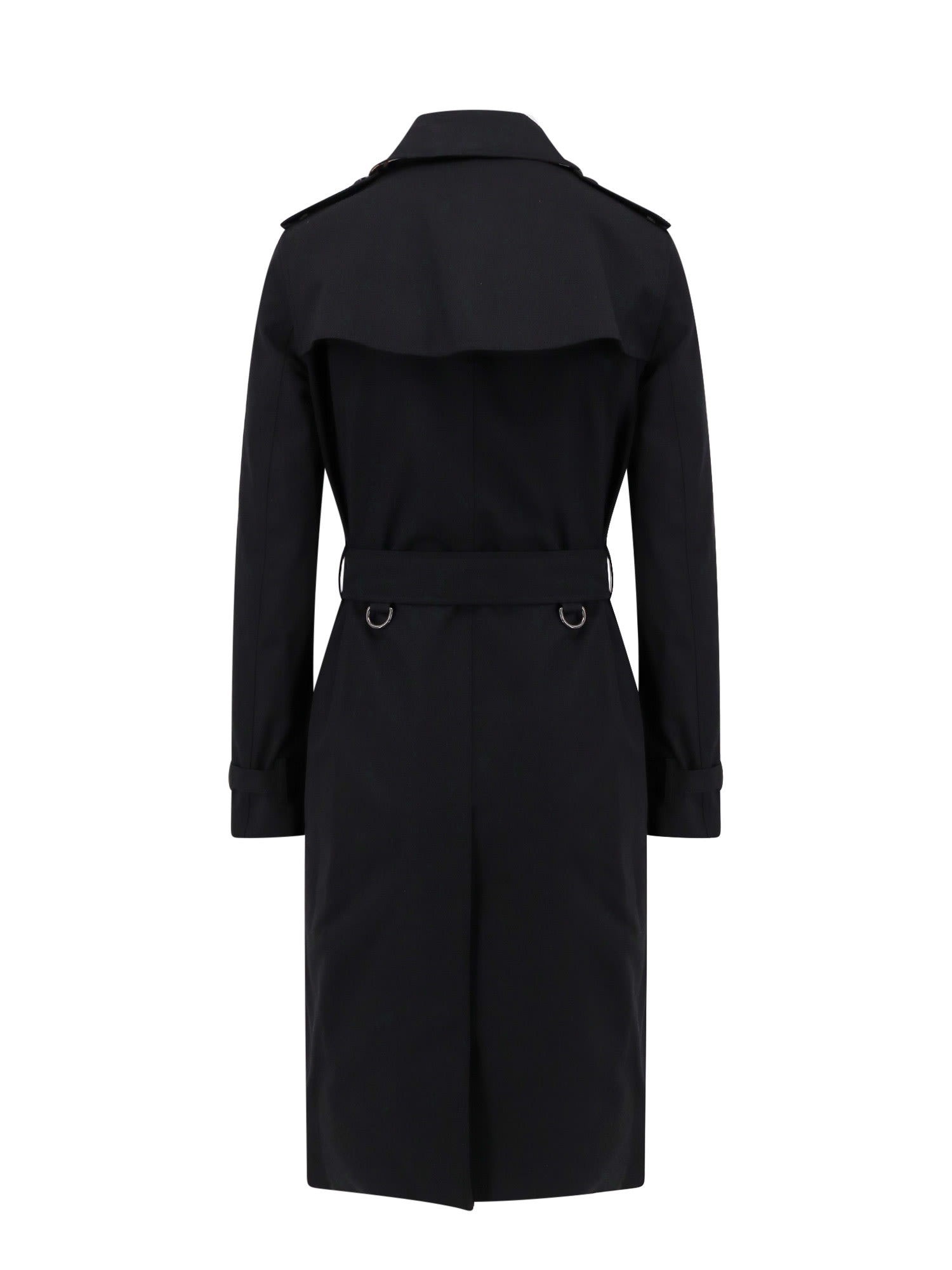 Shop Burberry Trench In Black