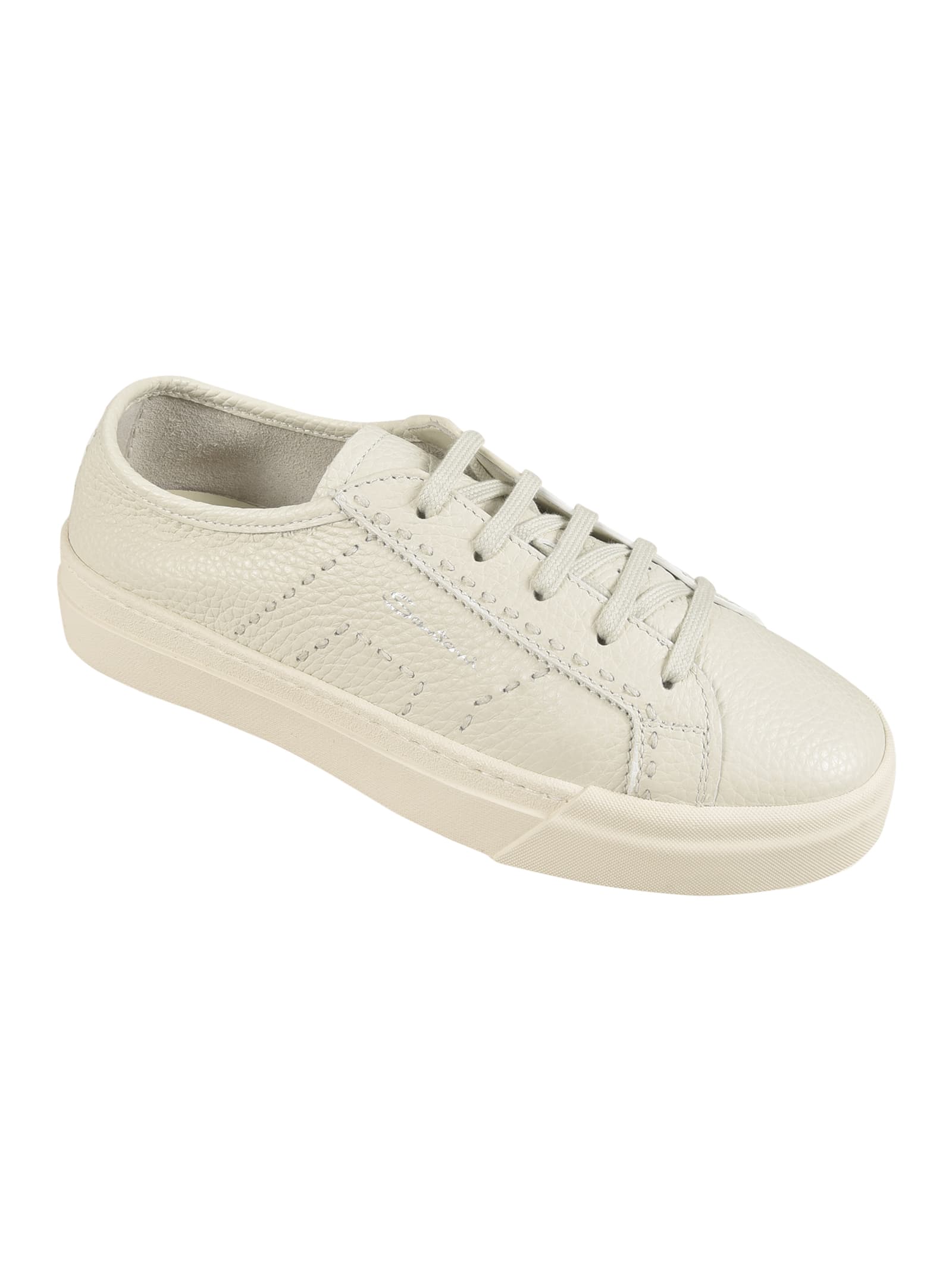 Santoni Dbs-zoom-e Sneakers In White
