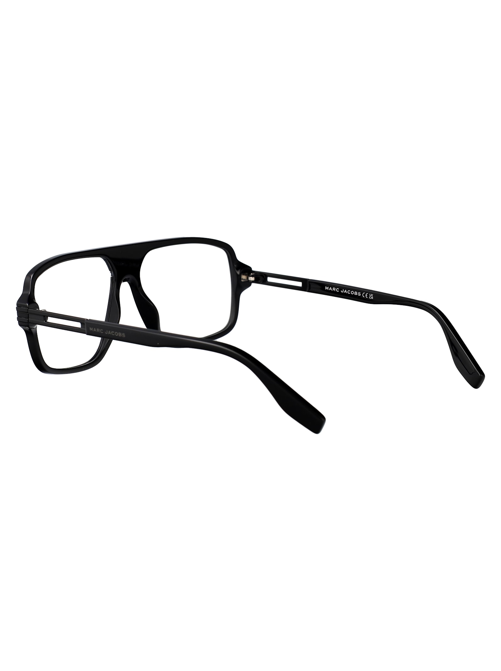 Marc Jacobs Geometric Flat Mirror In Black