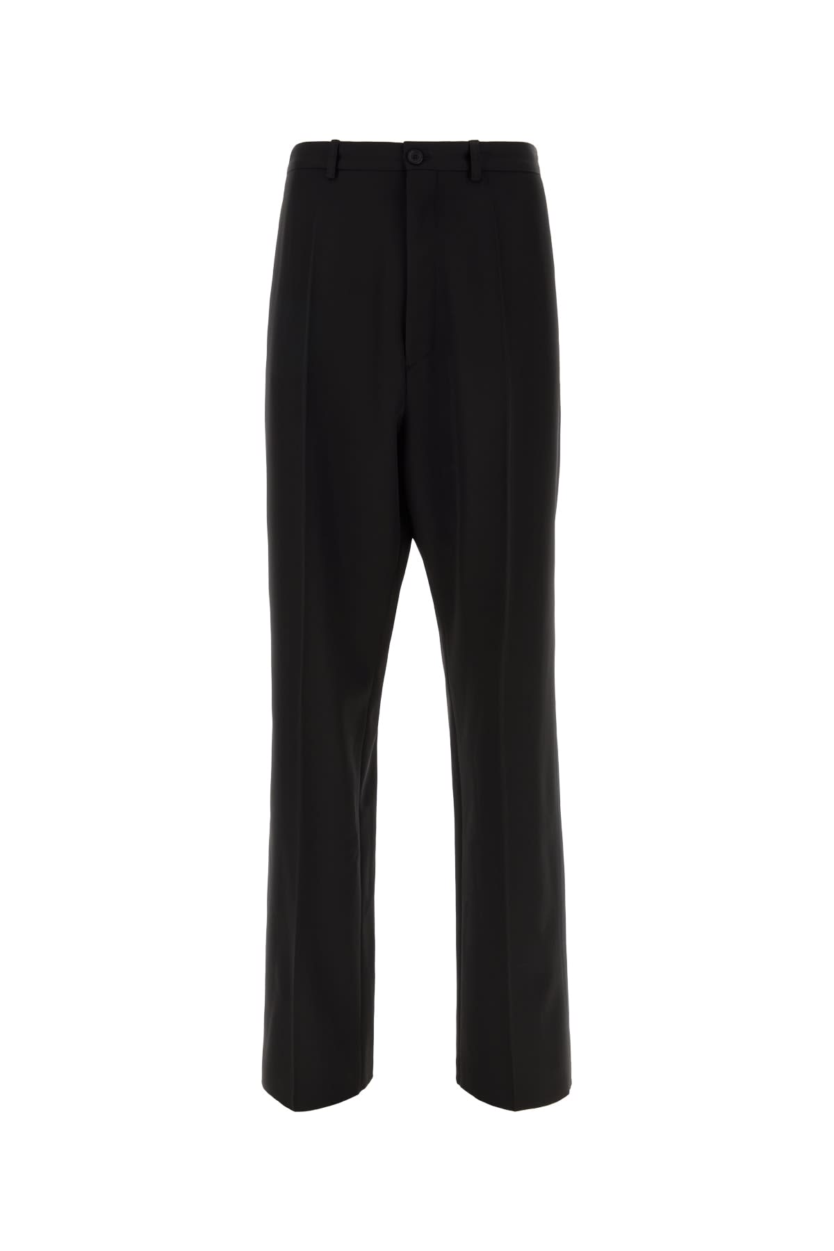 Shop Balenciaga Large Tuxedo Pants In Black