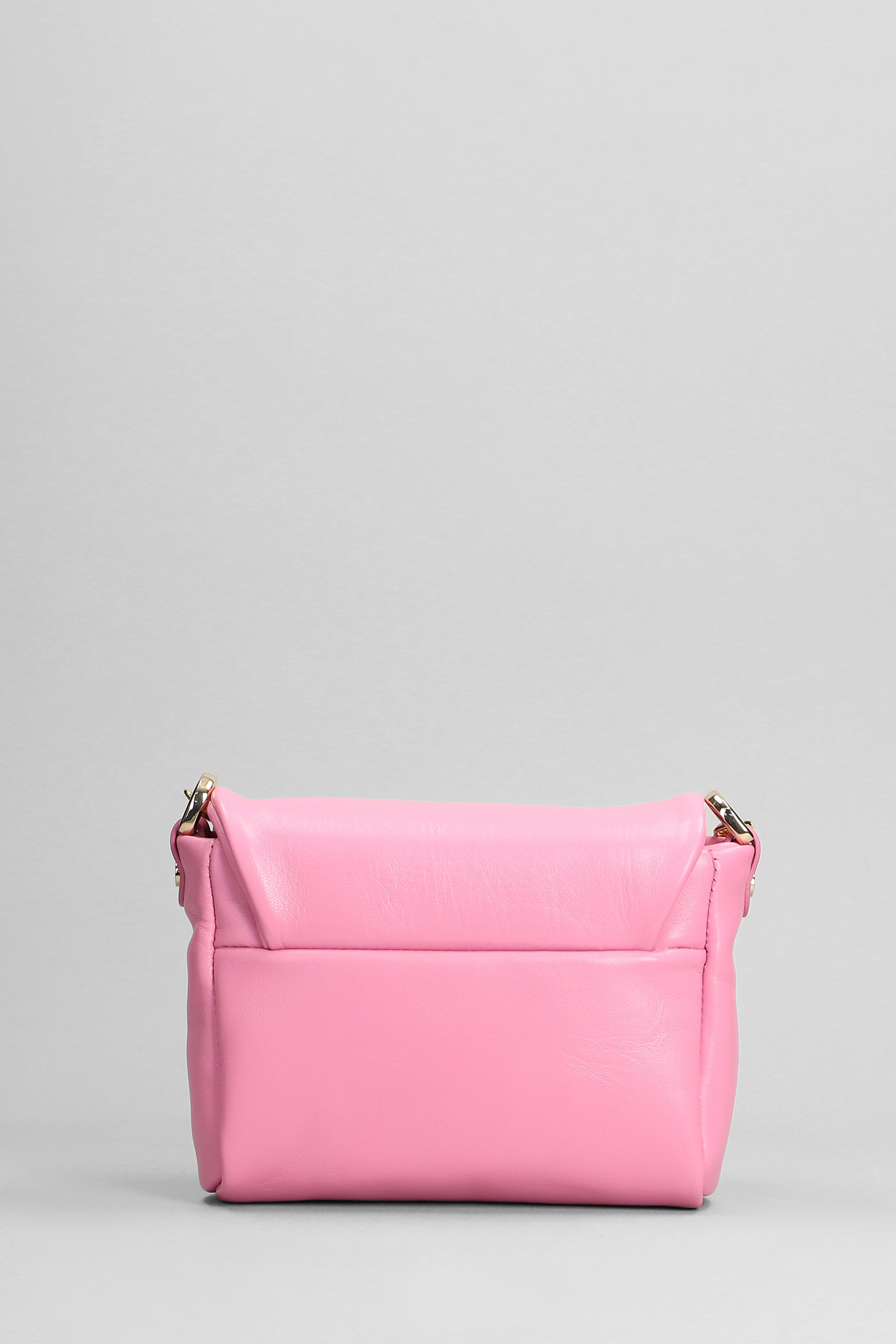 Shop Roberto Festa Lucy Shoulder Bag In Rose-pink Leather