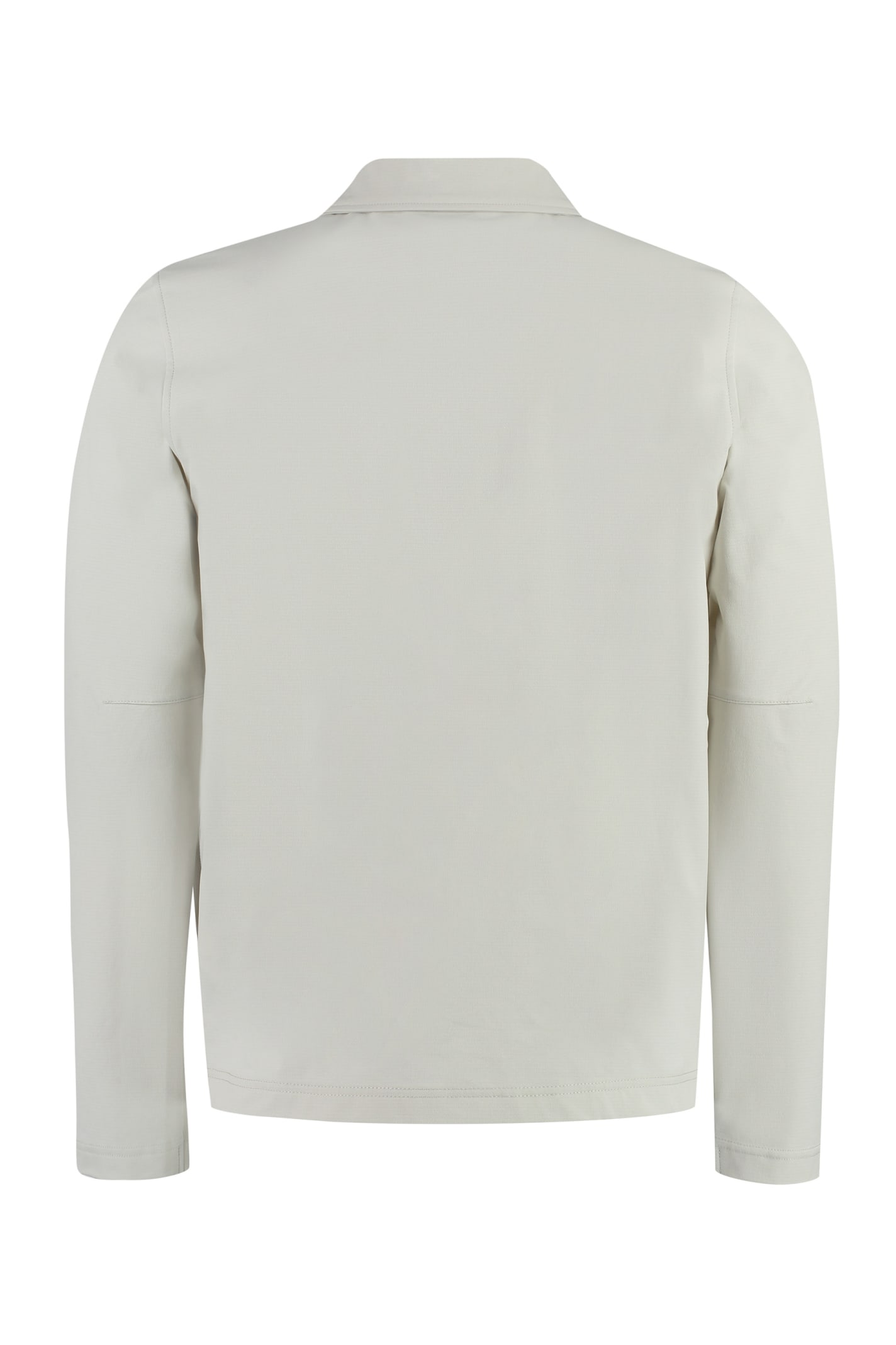 K-way Tarkirk Full-zip Nylon Sweatshirt In Beige
