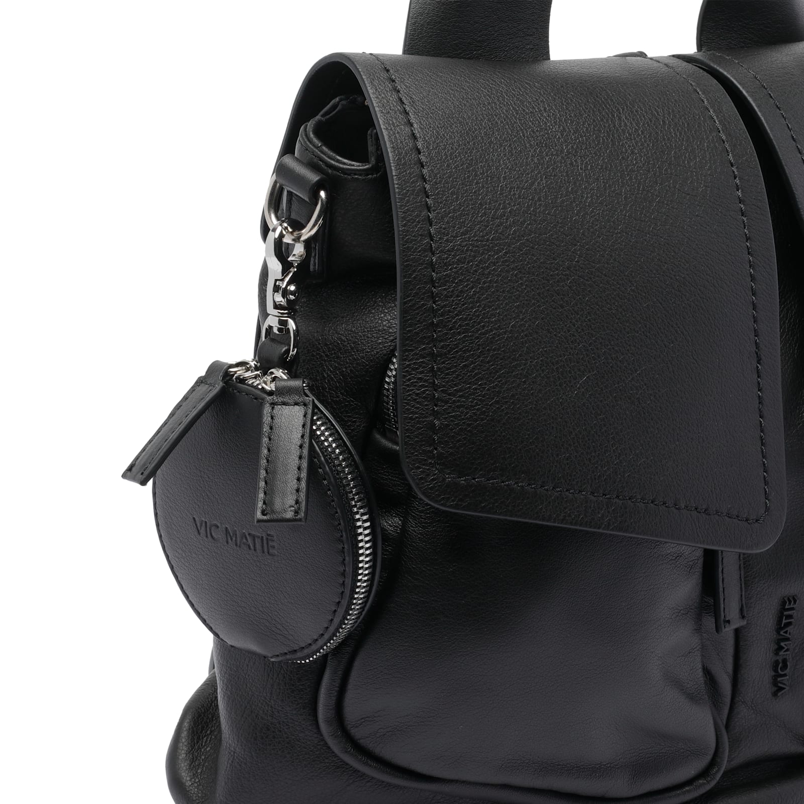 Vic Matie Travel Backpack In Black