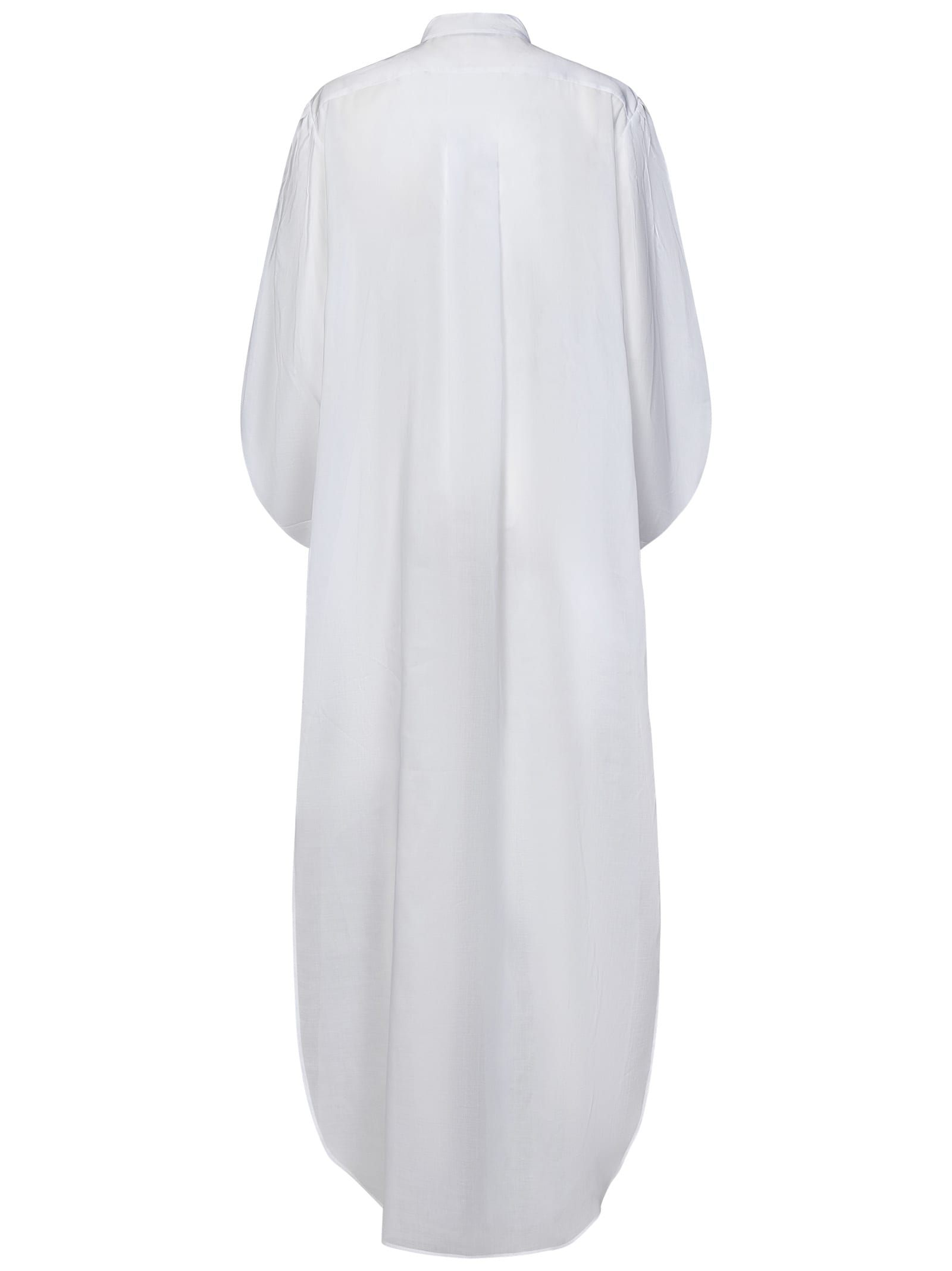 Shop Alberta Ferretti Long Dress  In White