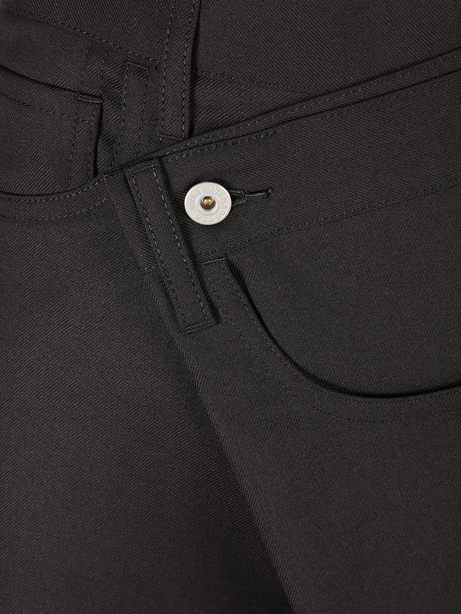 Junya Watanabe Long Folded Skirt In Black