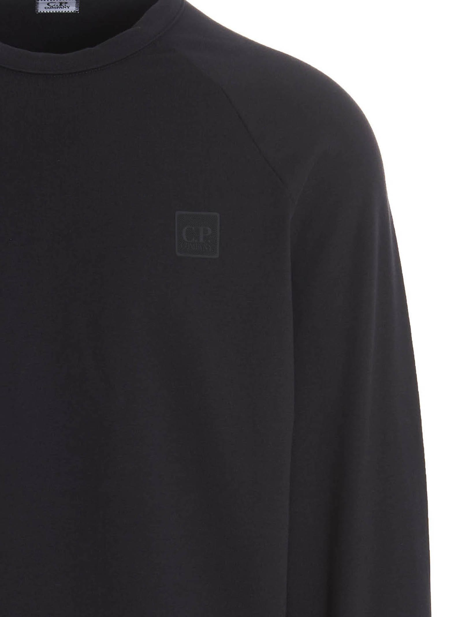 Shop C.p. Company Metropolis Sweatshirt In Total Eclipse