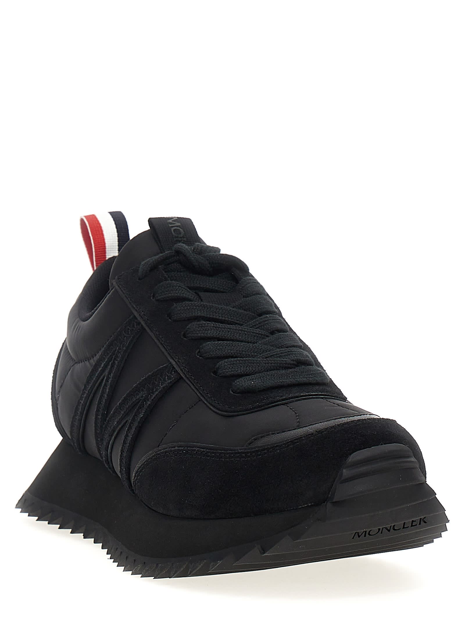 Shop Moncler Pacey Sneakers In Black