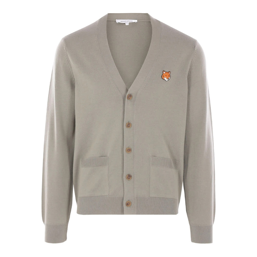 Maison Kitsuné fox Head Cardigan