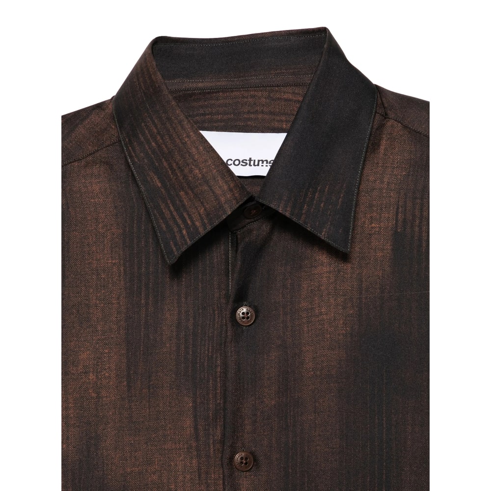 Costumein Long-sleeve Shirt In Brown