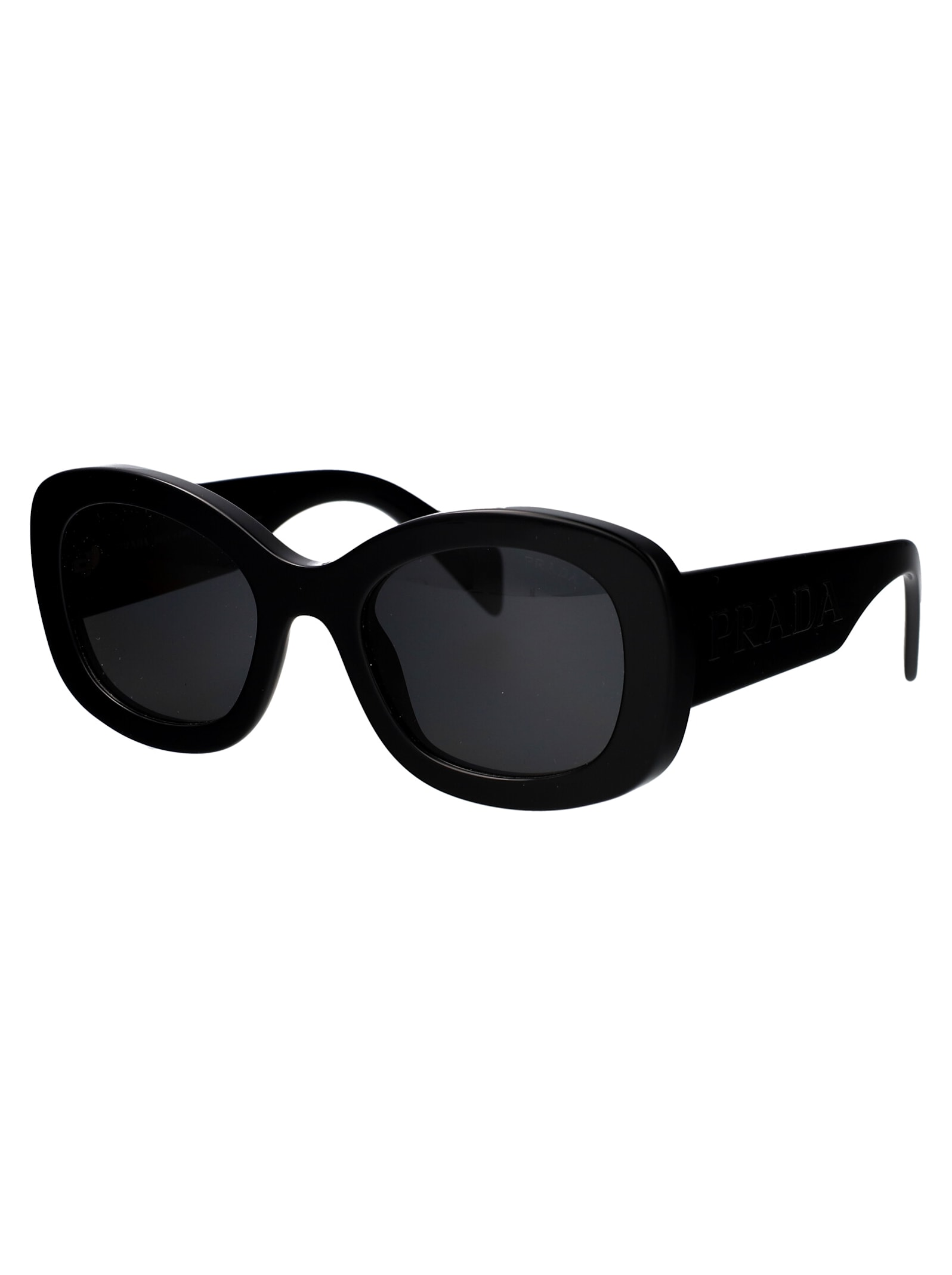 Shop Prada 0pr A13s Sunglasses In 1ab5s0 Black