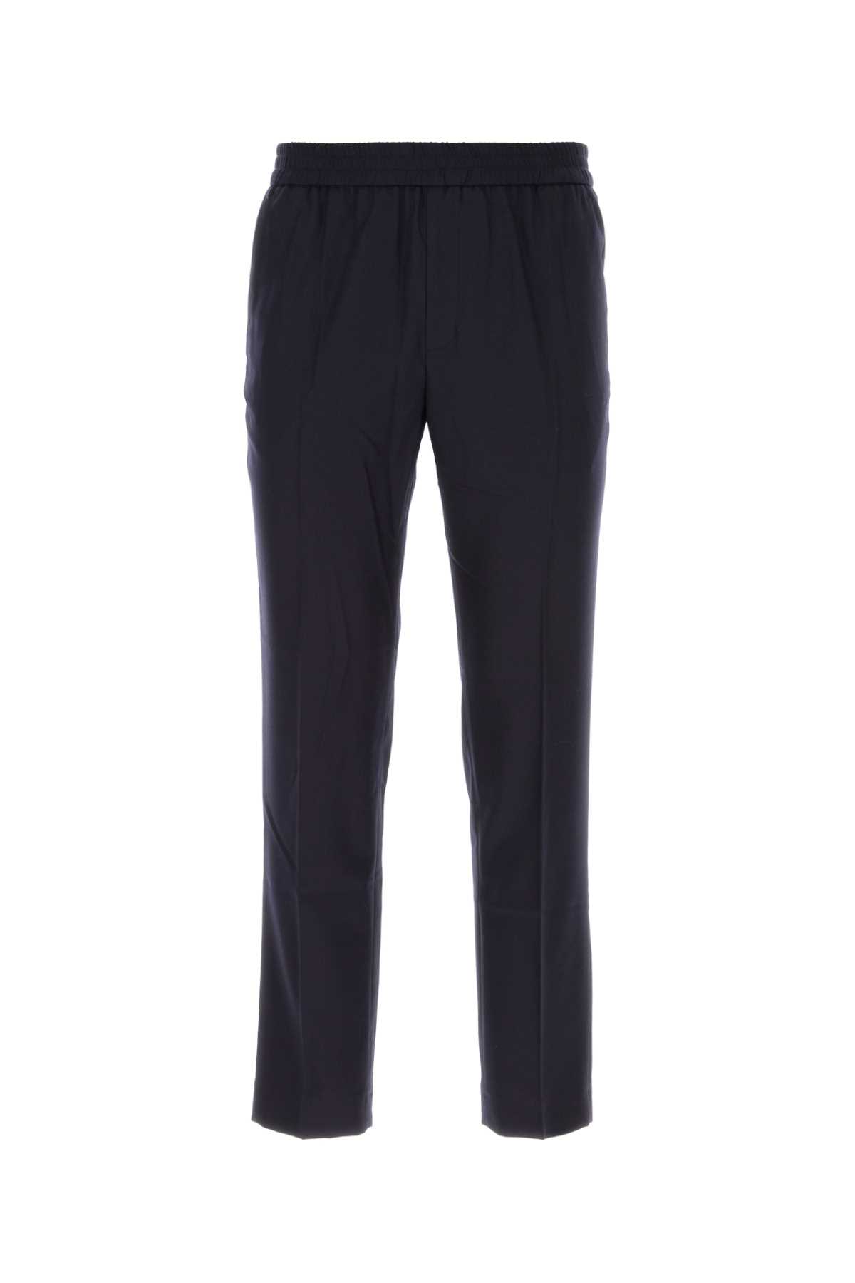 Midnight Blue Wool Paolo Pant