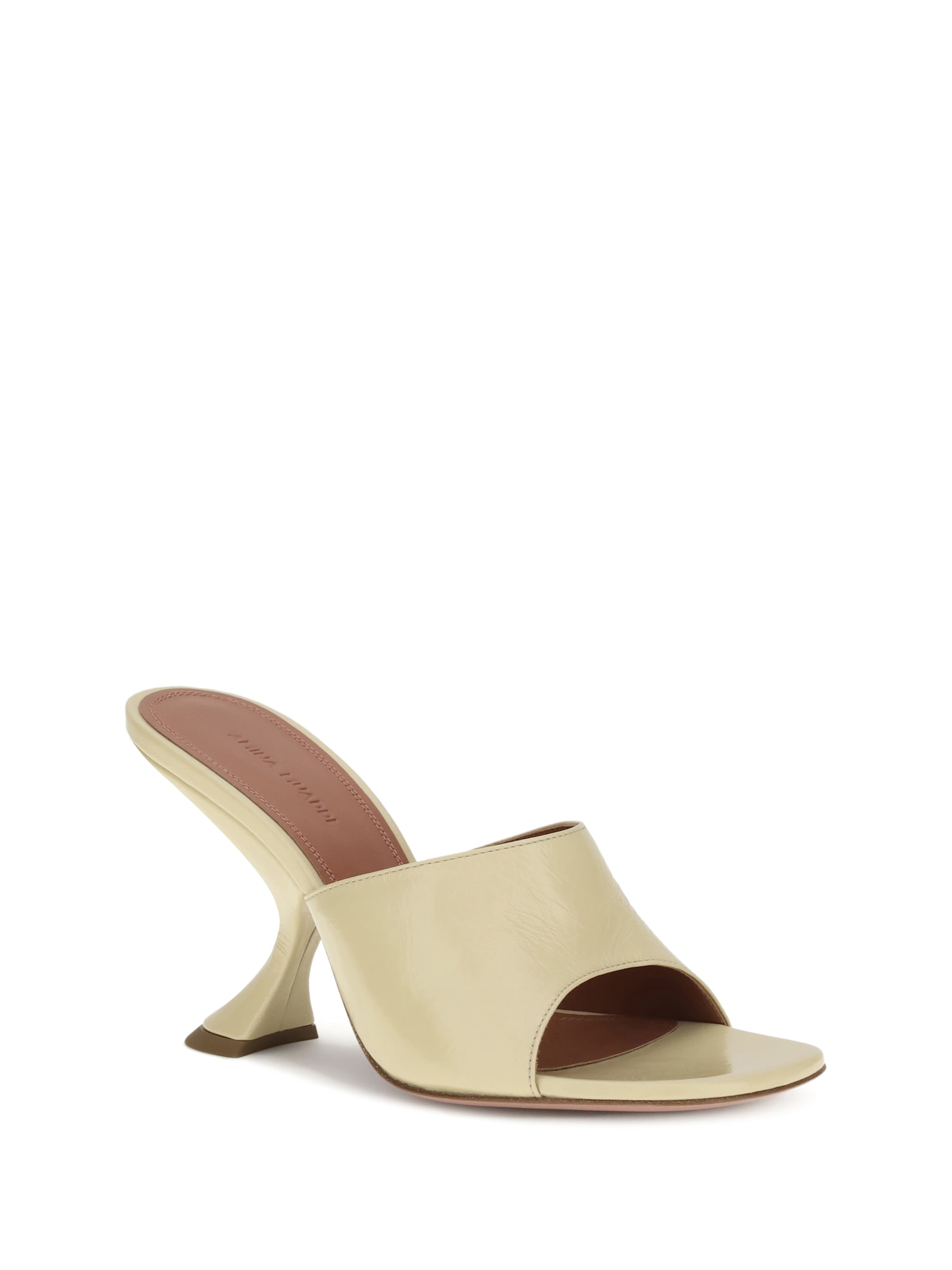 Amina Muaddi Women Taylor Sandals In Neutral