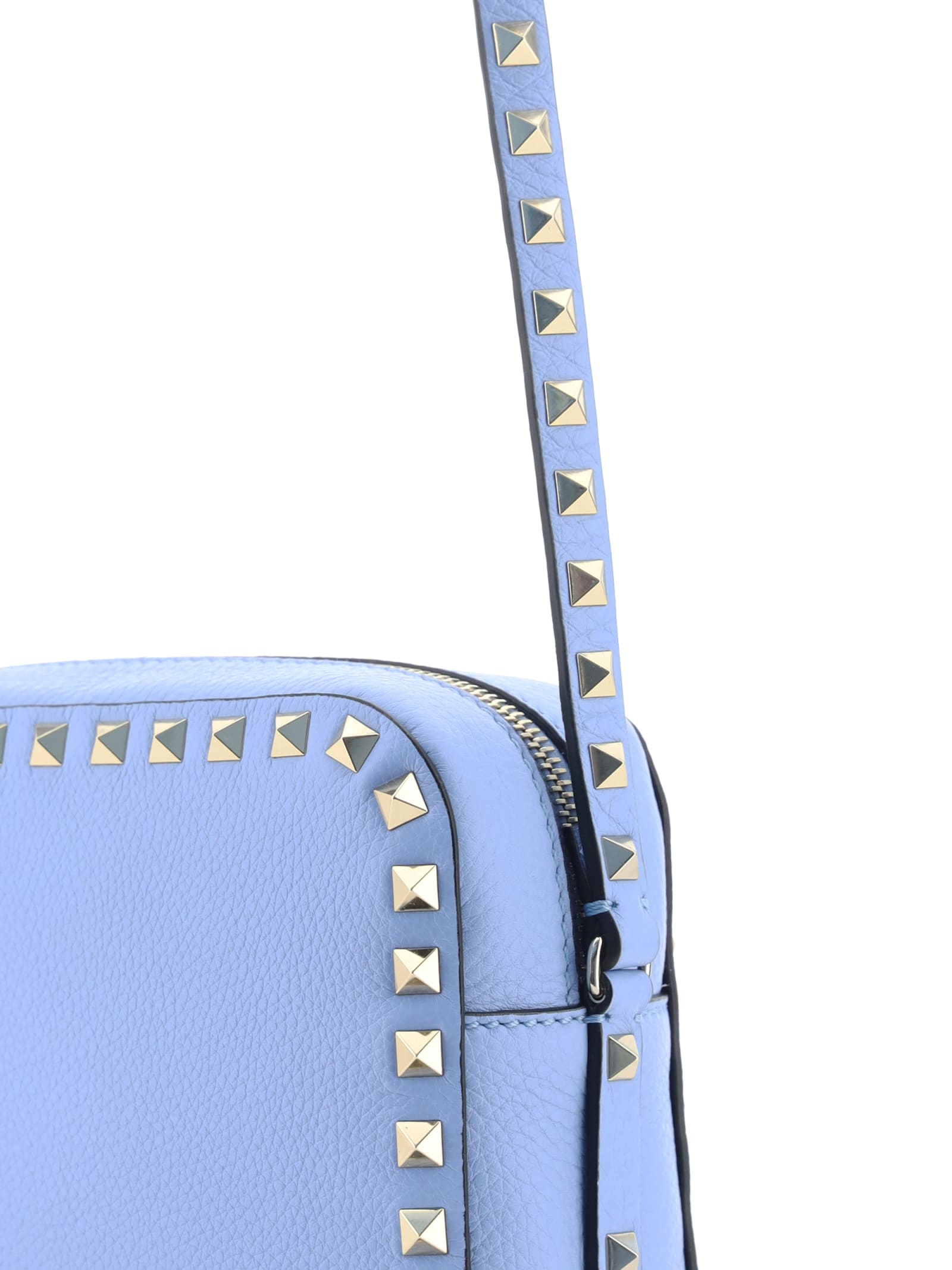 Shop Valentino Rockstud Shoulder Bag In Zqw