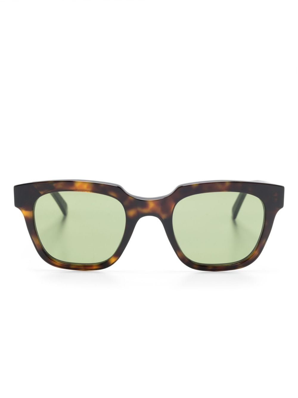 Shop Retrosuperfuture Giusto Sunglasses In Green