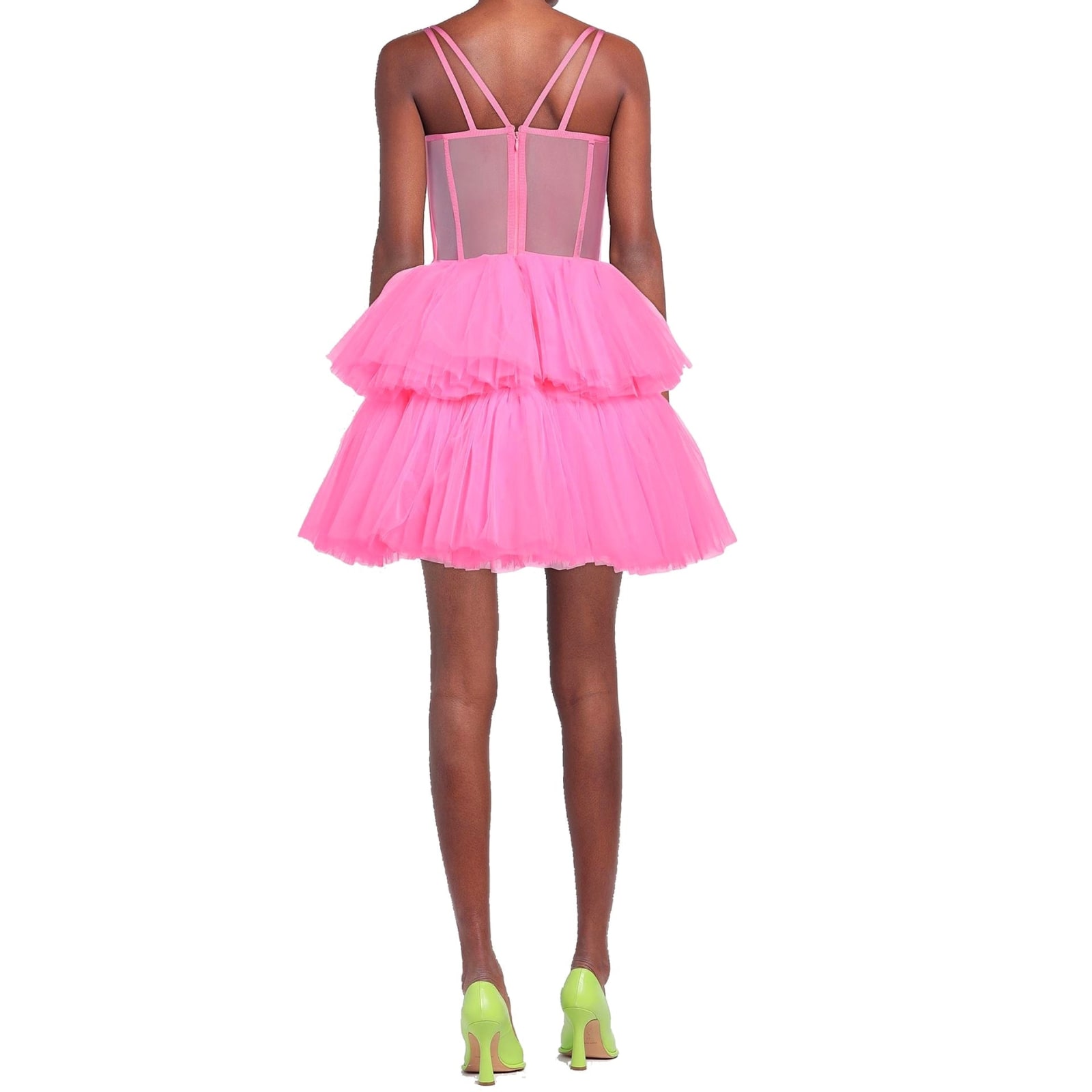 19:13 Dresscode Tulle Mini Dress In Pink
