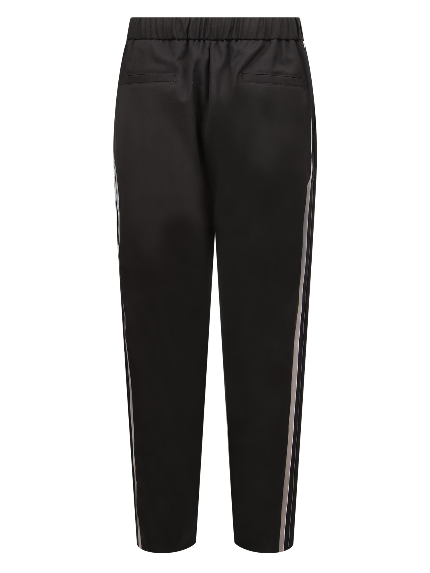 Shop Moncler Pantaloni Sport Nero In Black