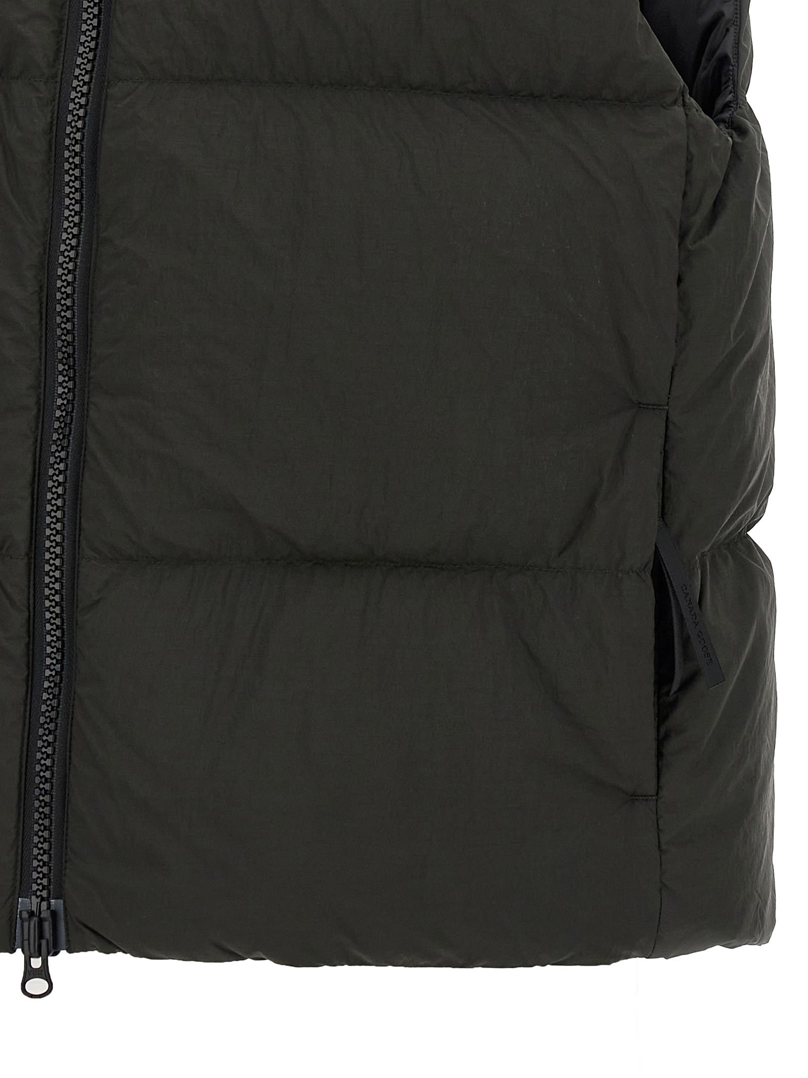 Shop Canada Goose Lawrence Puffer Vest In Gray